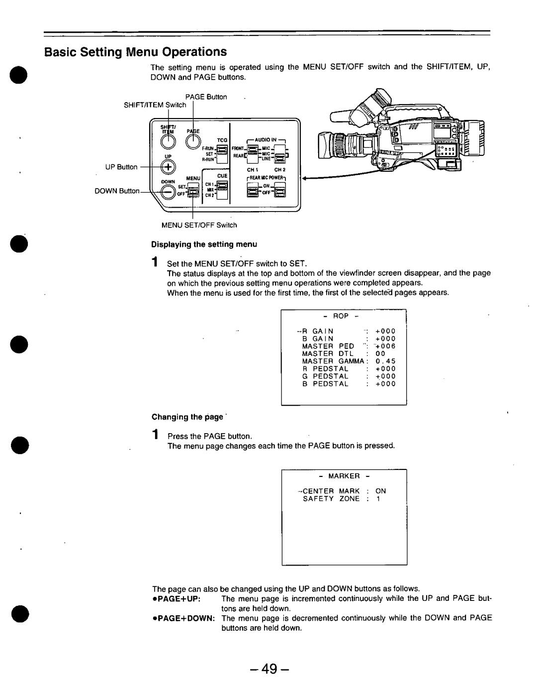 Panasonic D900W manual 