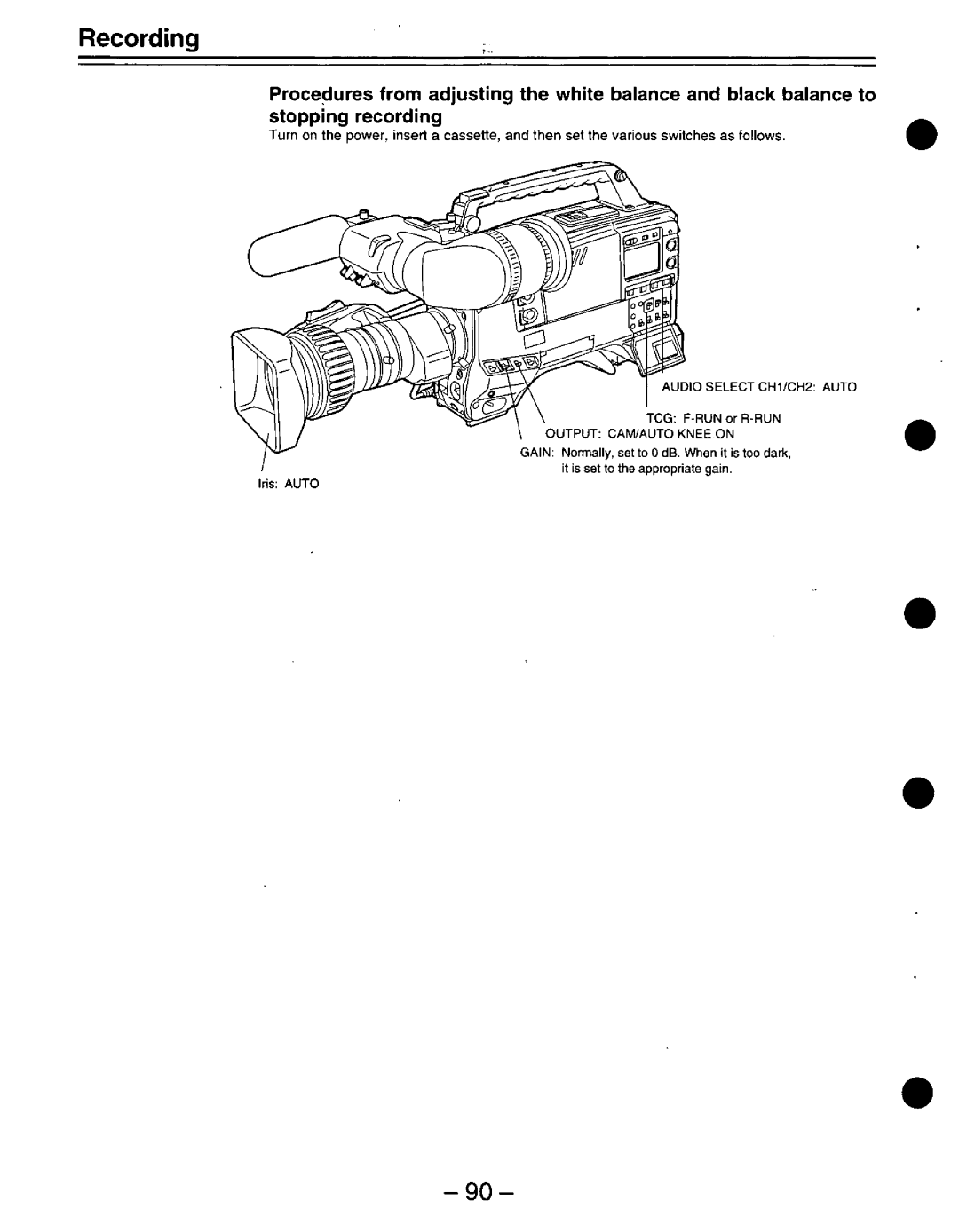 Panasonic D900W manual 