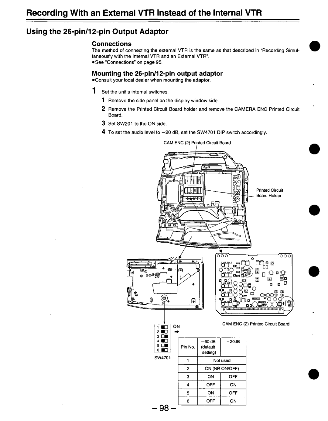 Panasonic D900W manual 