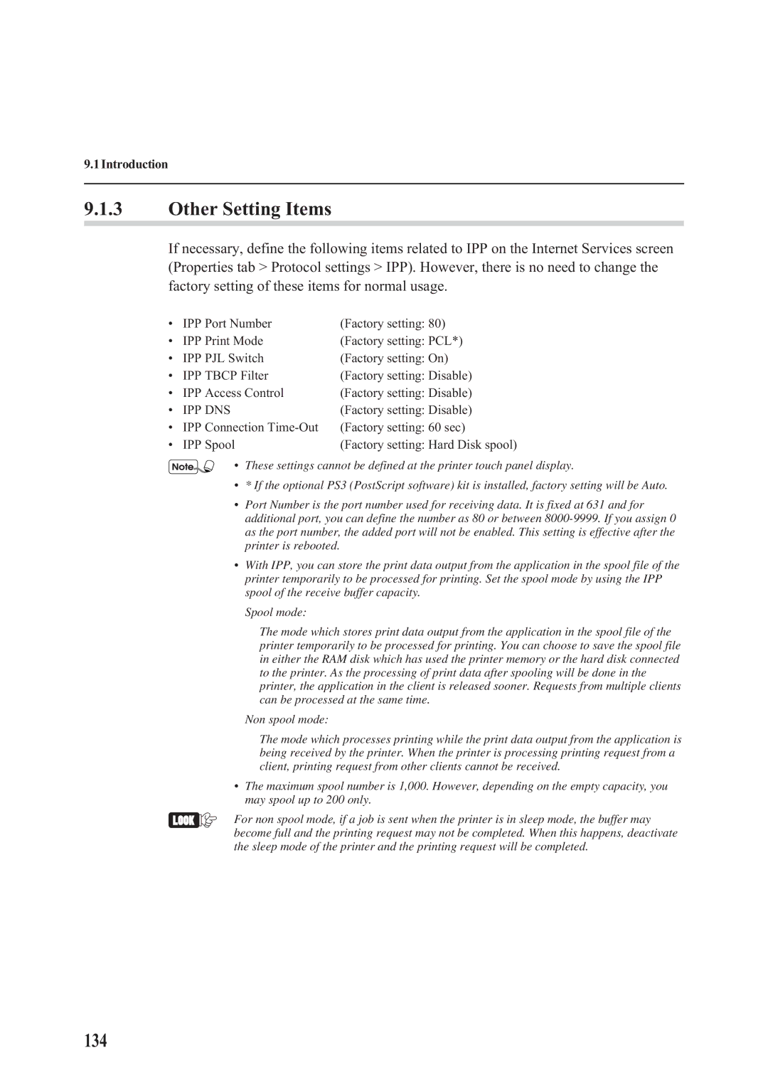 Panasonic DA-PC700 manual 134, Ipp Dns 