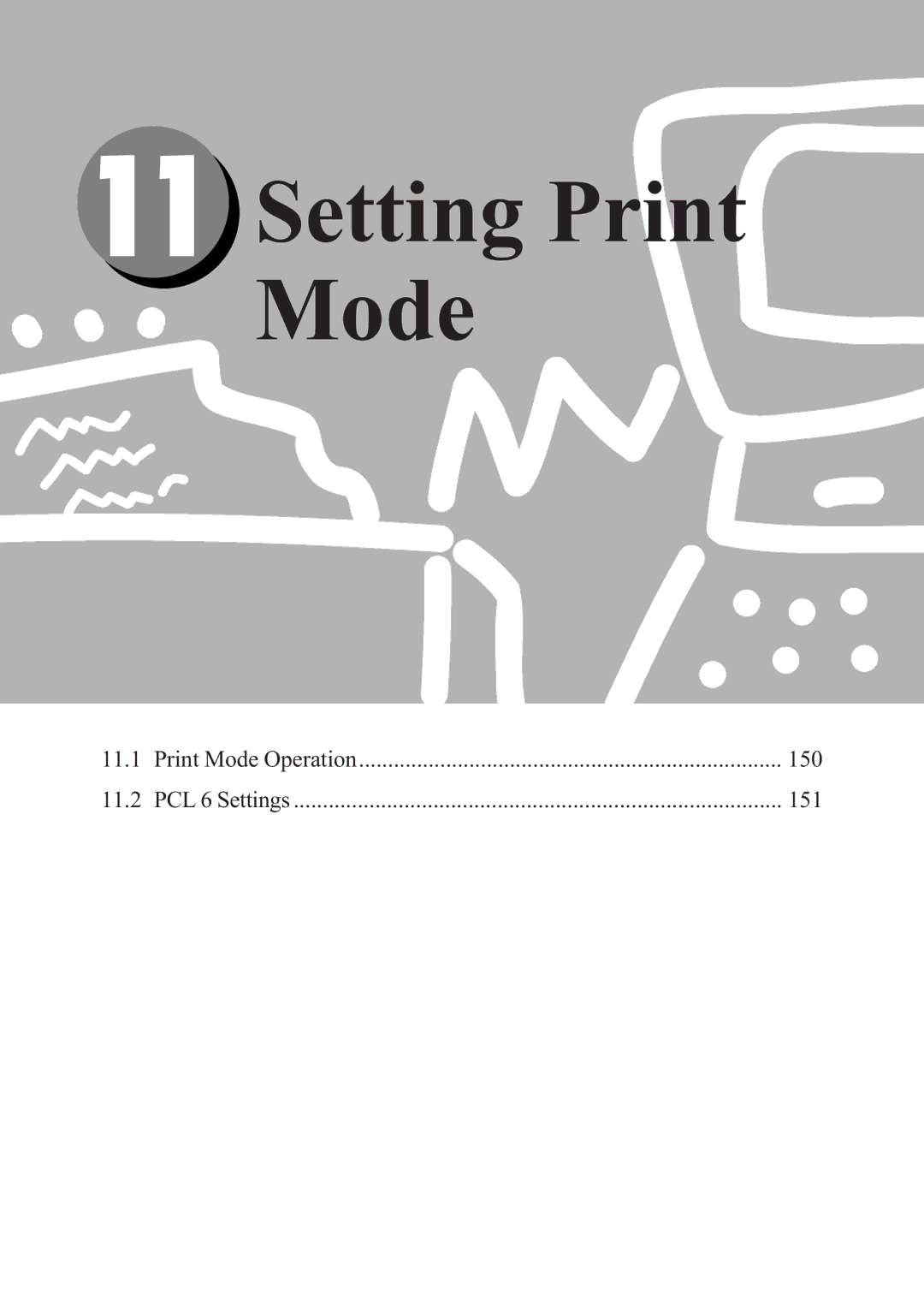 Panasonic DA-PC700 manual Setting Print Mode 