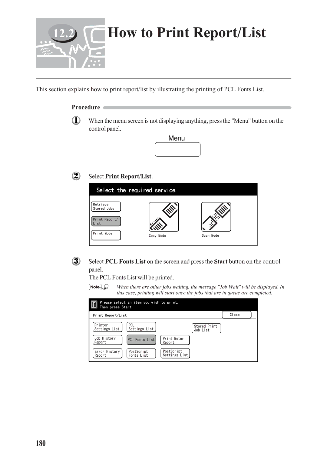 Panasonic DA-PC700 manual How to Print Report/List, 180, Select Print Report/List 