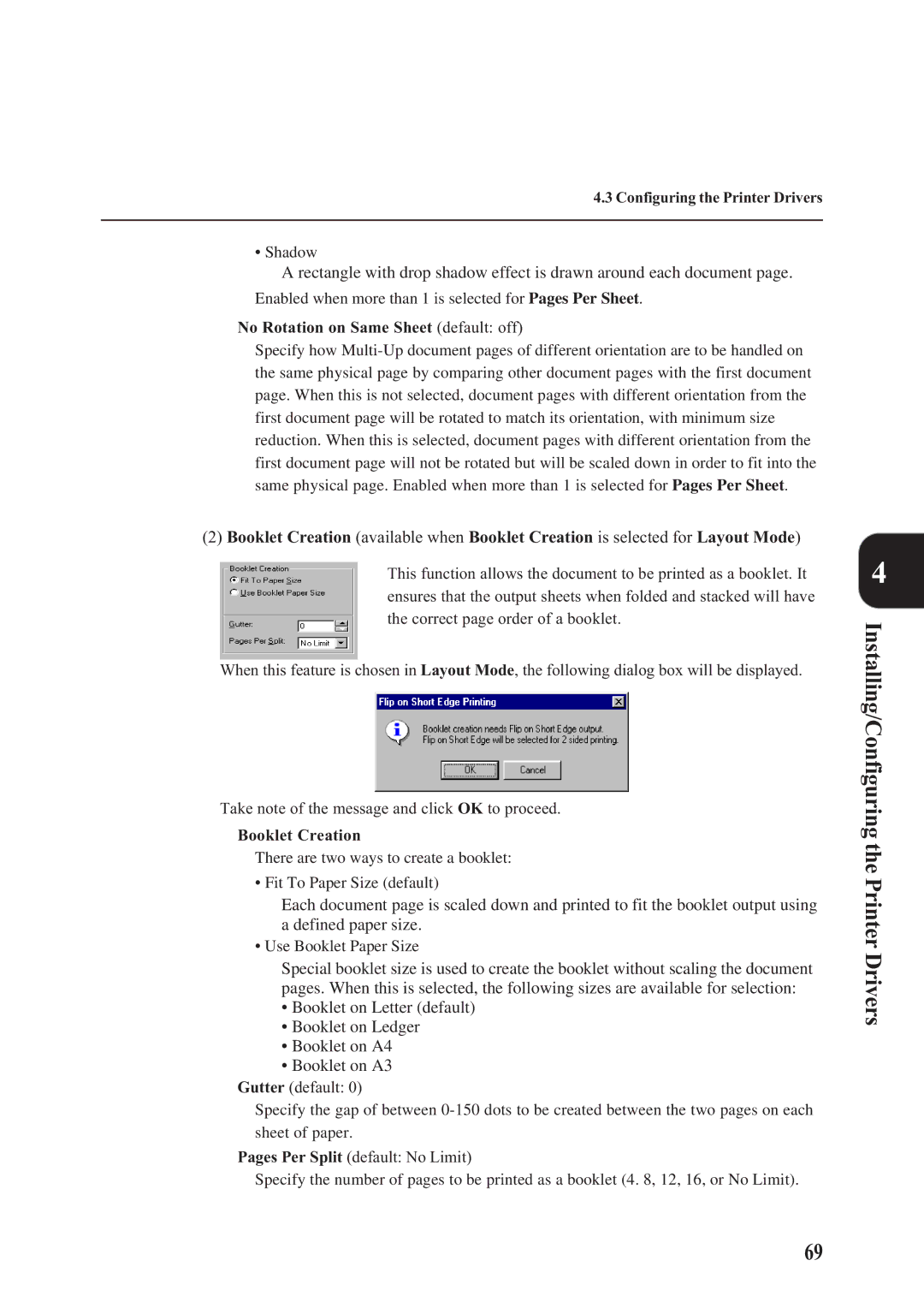 Panasonic DA-PC700 manual Booklet Creation 