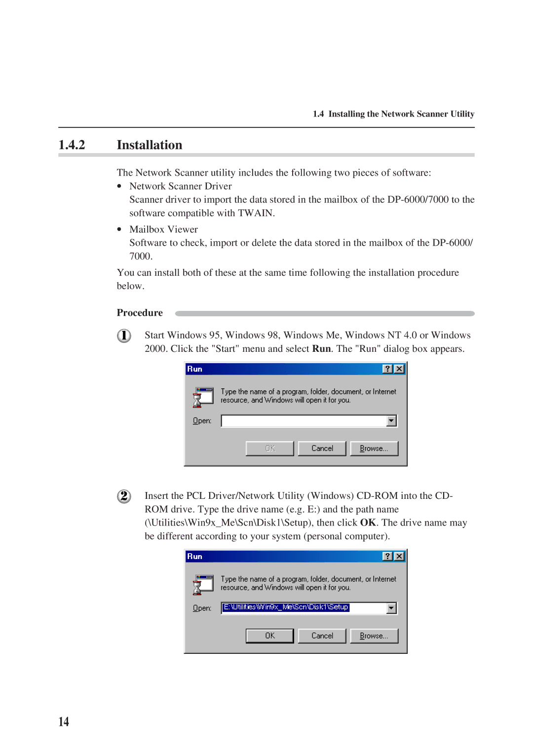 Panasonic DA-PC700 manual Installation, Procedure 