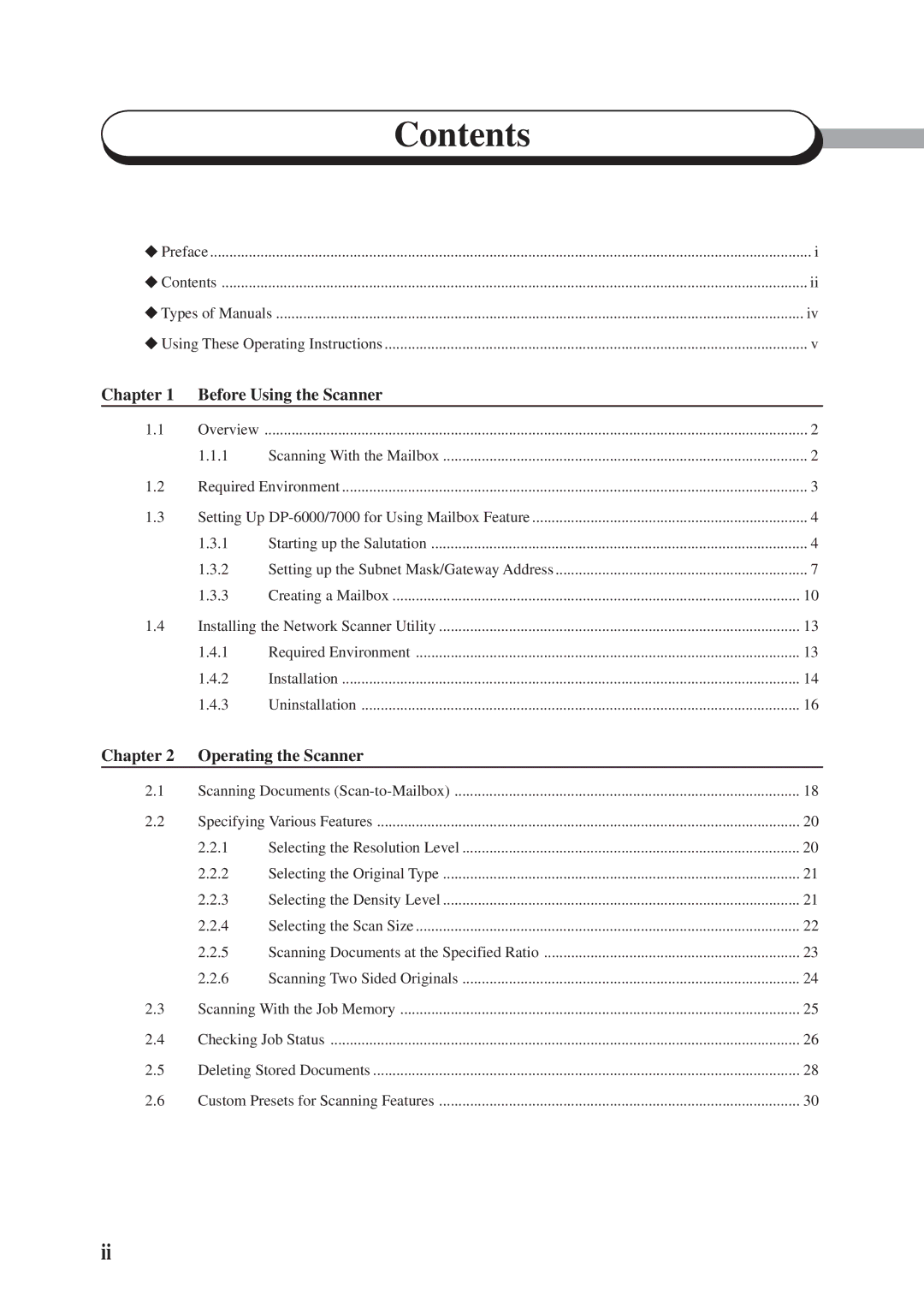 Panasonic DA-PC700 manual Contents 