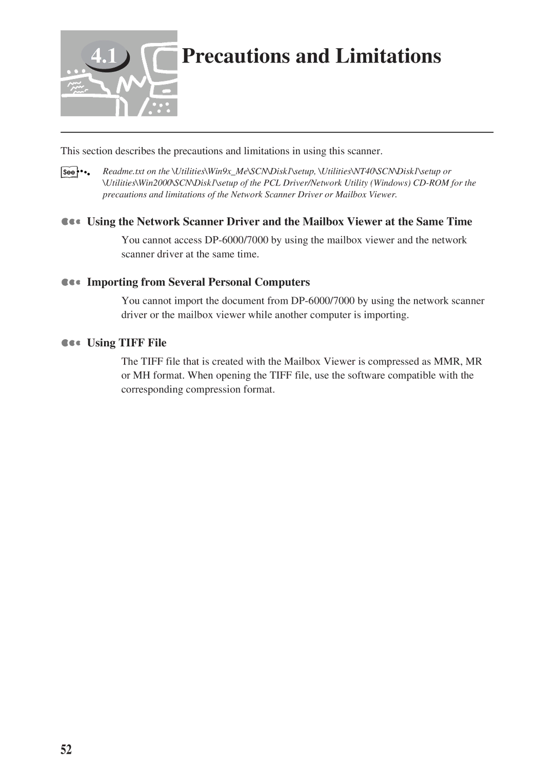 Panasonic DA-PC700 manual Precautions and Limitations, Importing from Several Personal Computers 