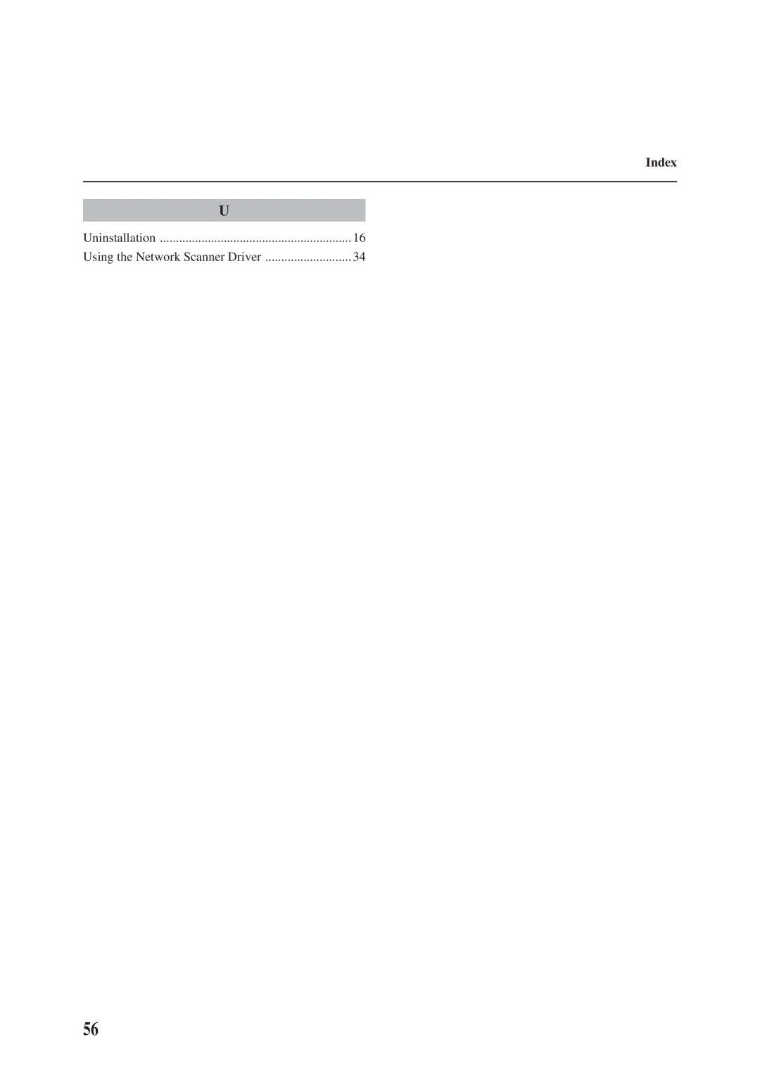 Panasonic DA-PC700 manual Index 