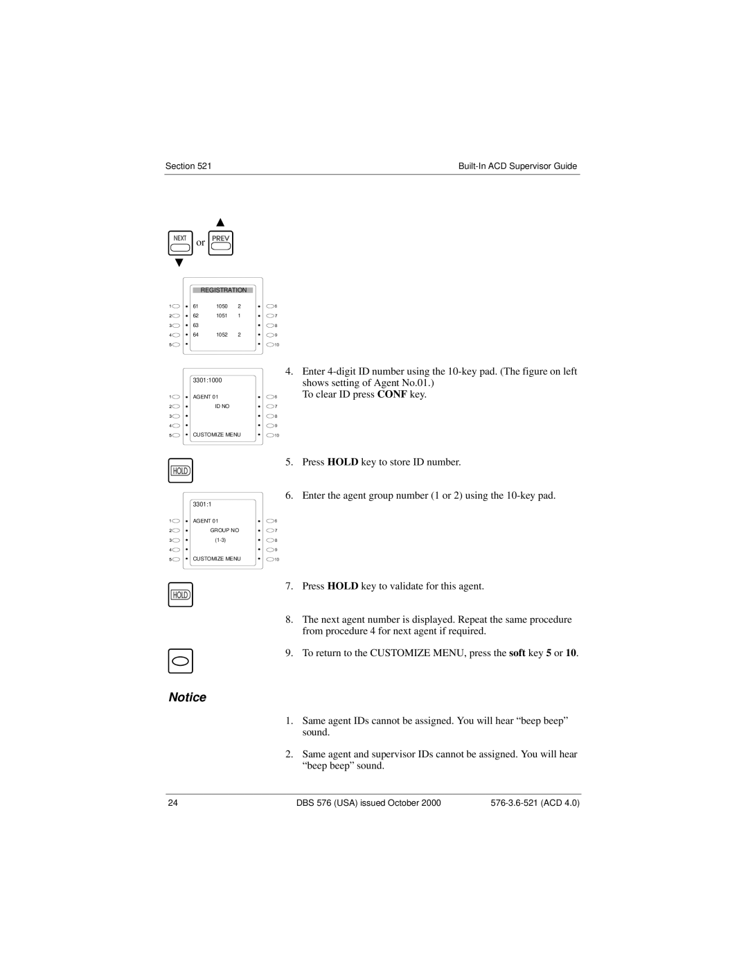 Panasonic DBS 576 manual 33011000 