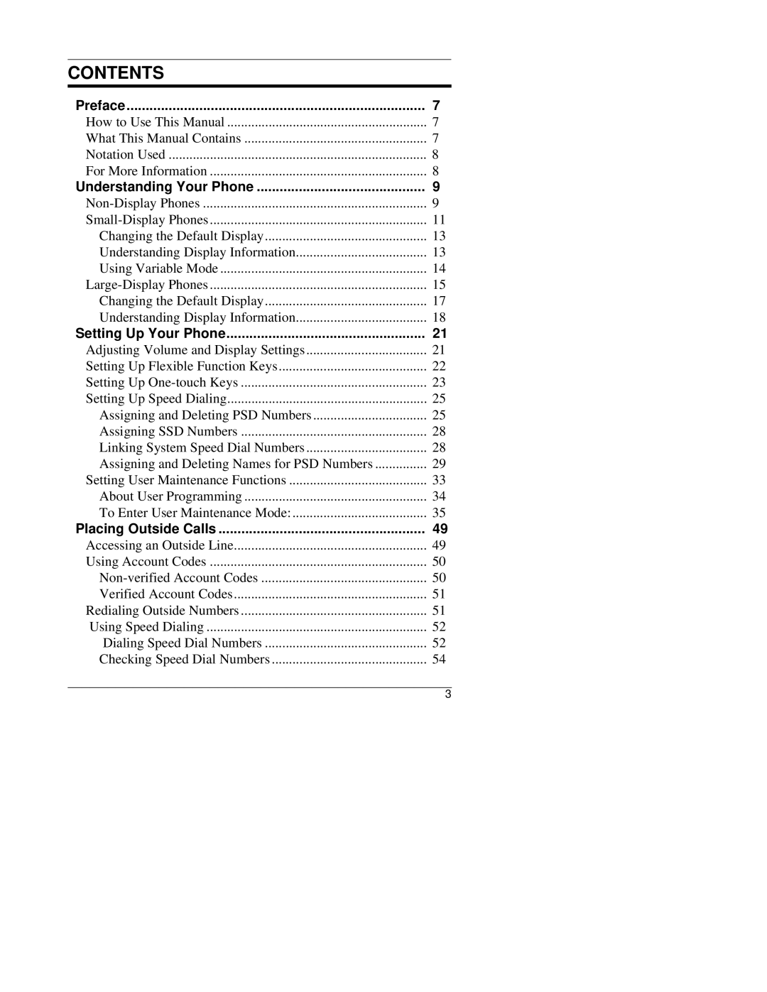 Panasonic DBS 576HD manual Contents 