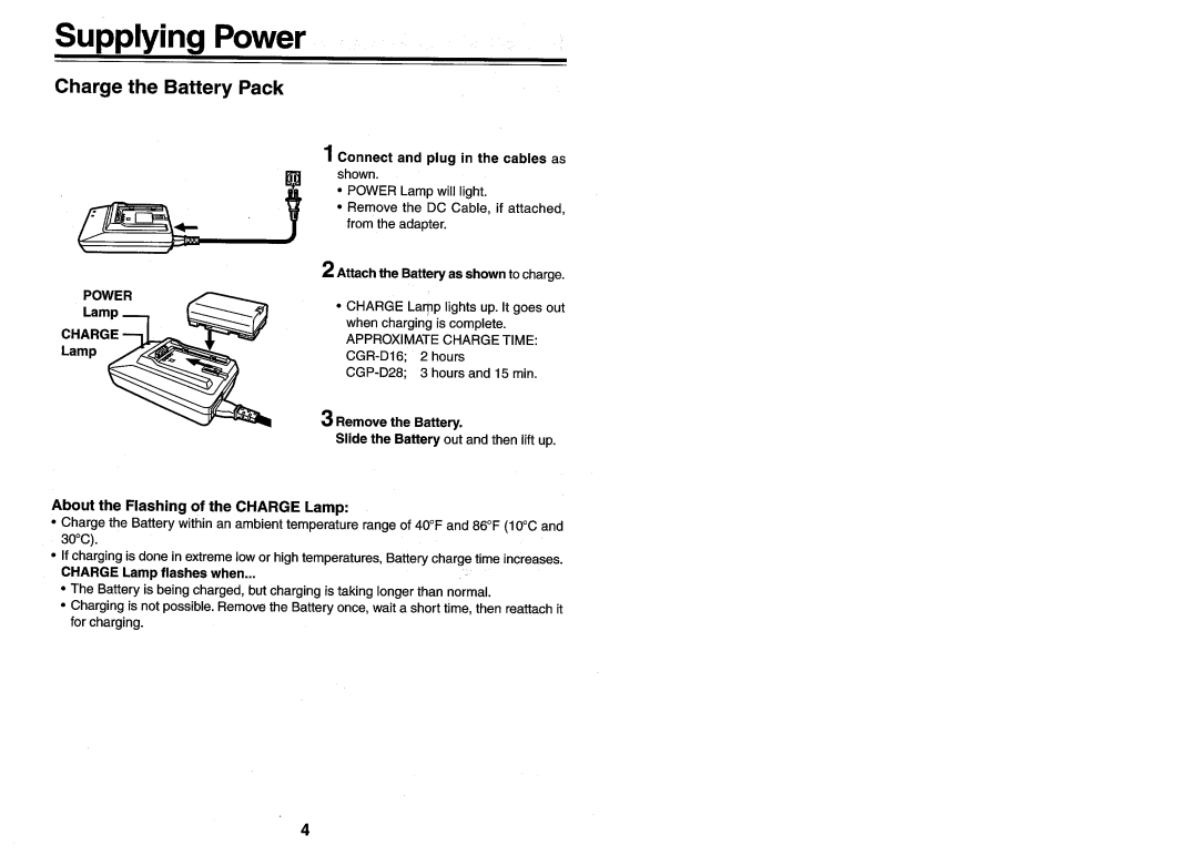 Panasonic DE-852D, AG-B15 manual 