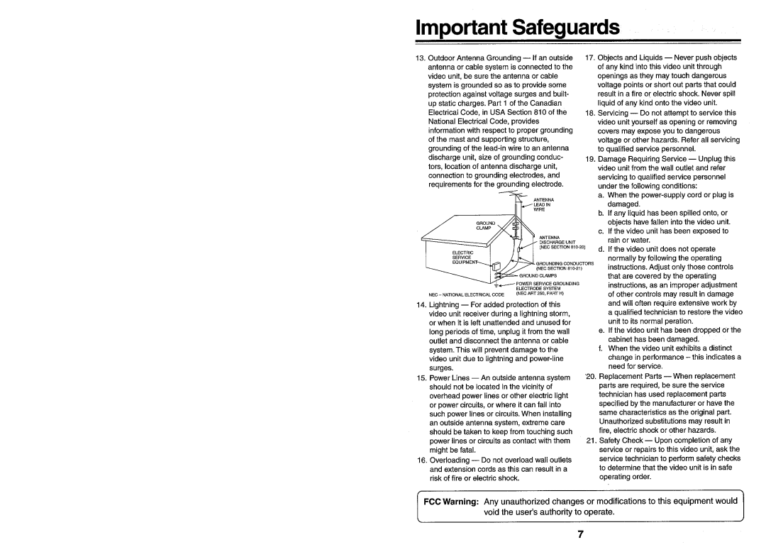 Panasonic AG-B15, DE-852D manual 