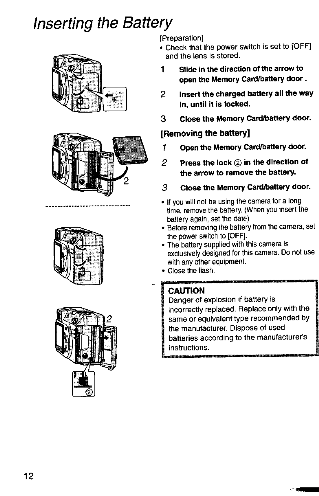 Panasonic DMC-F1A manual 