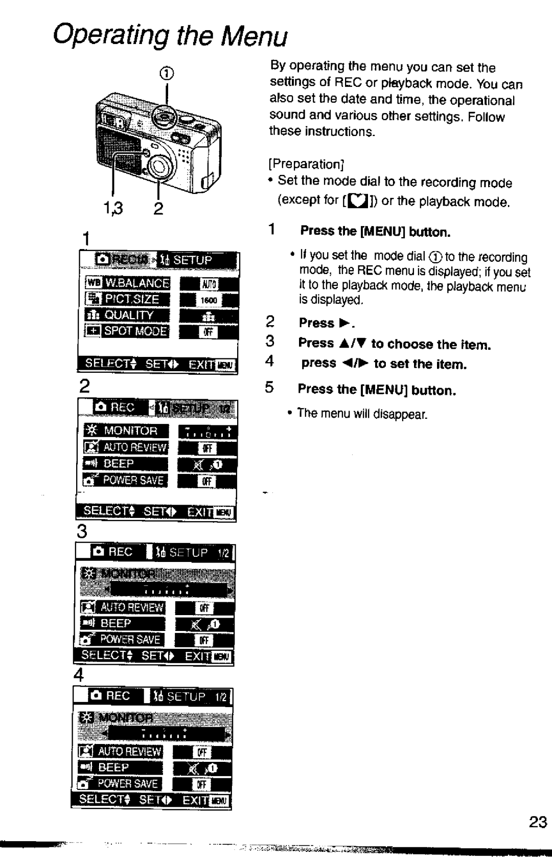 Panasonic DMC-F1A manual 