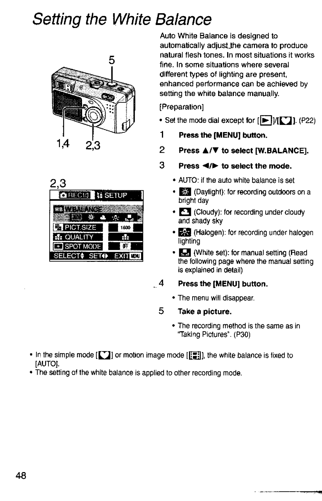 Panasonic DMC-F1A manual 