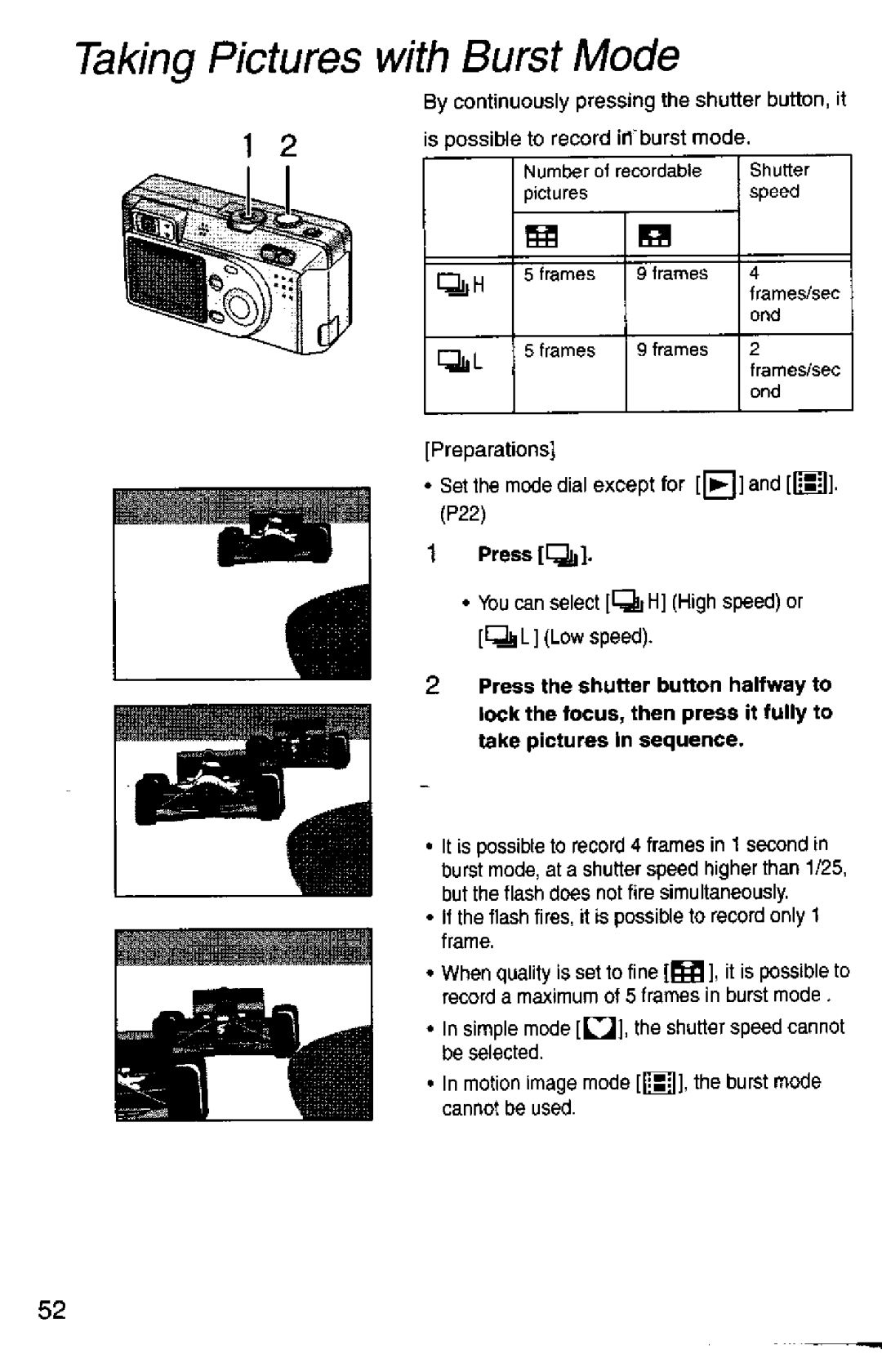 Panasonic DMC-F1A manual 