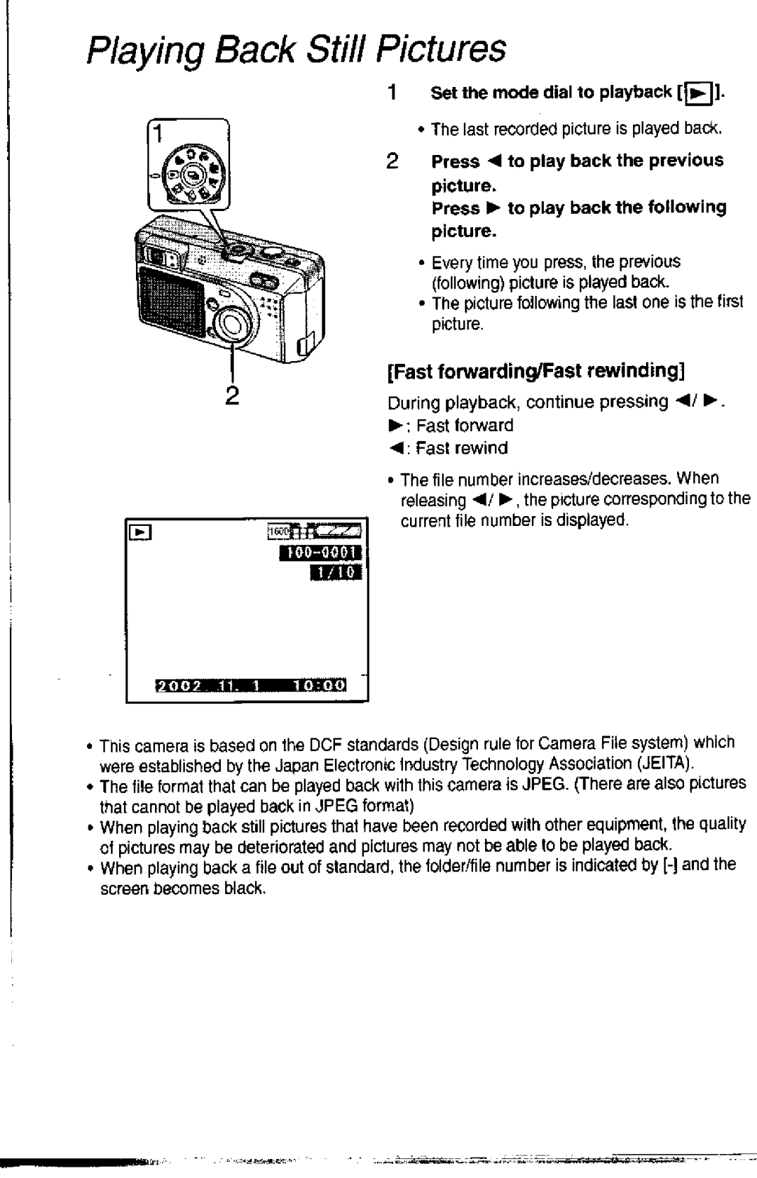 Panasonic DMC-F1A manual 