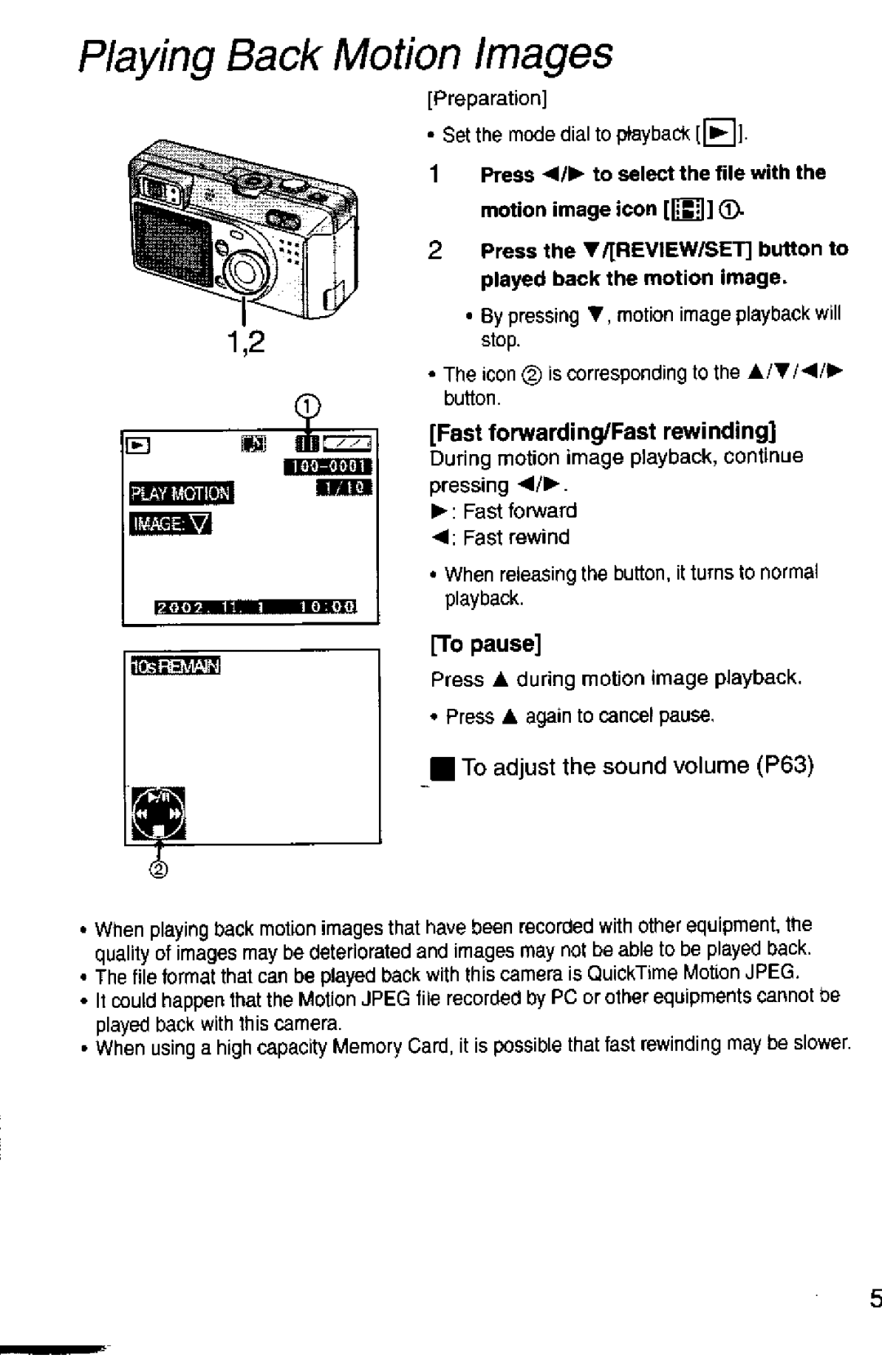 Panasonic DMC-F1A manual 