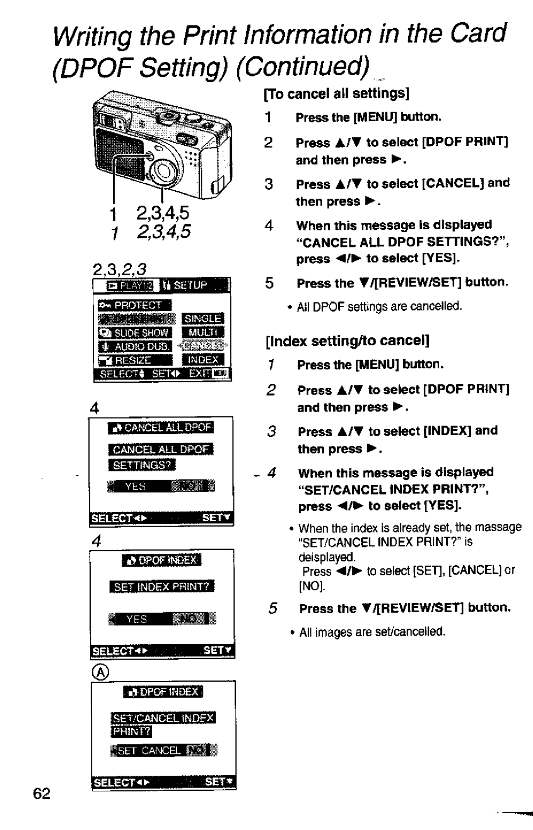 Panasonic DMC-F1A manual 