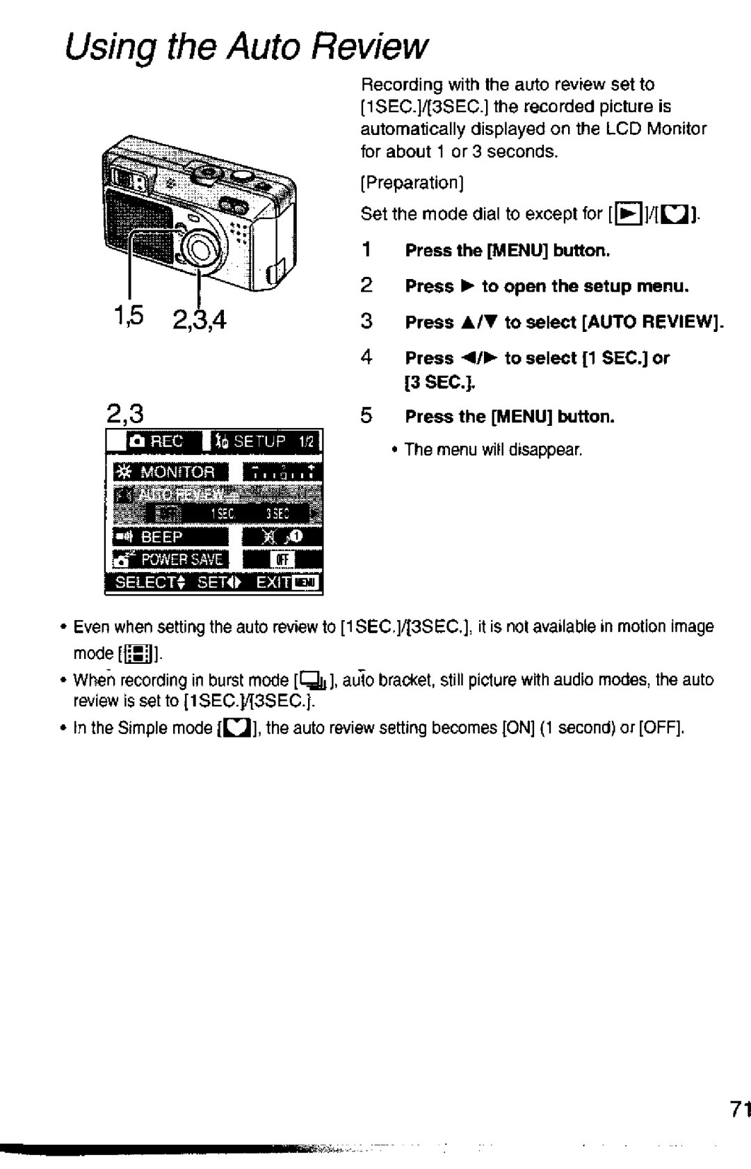 Panasonic DMC-F1A manual 