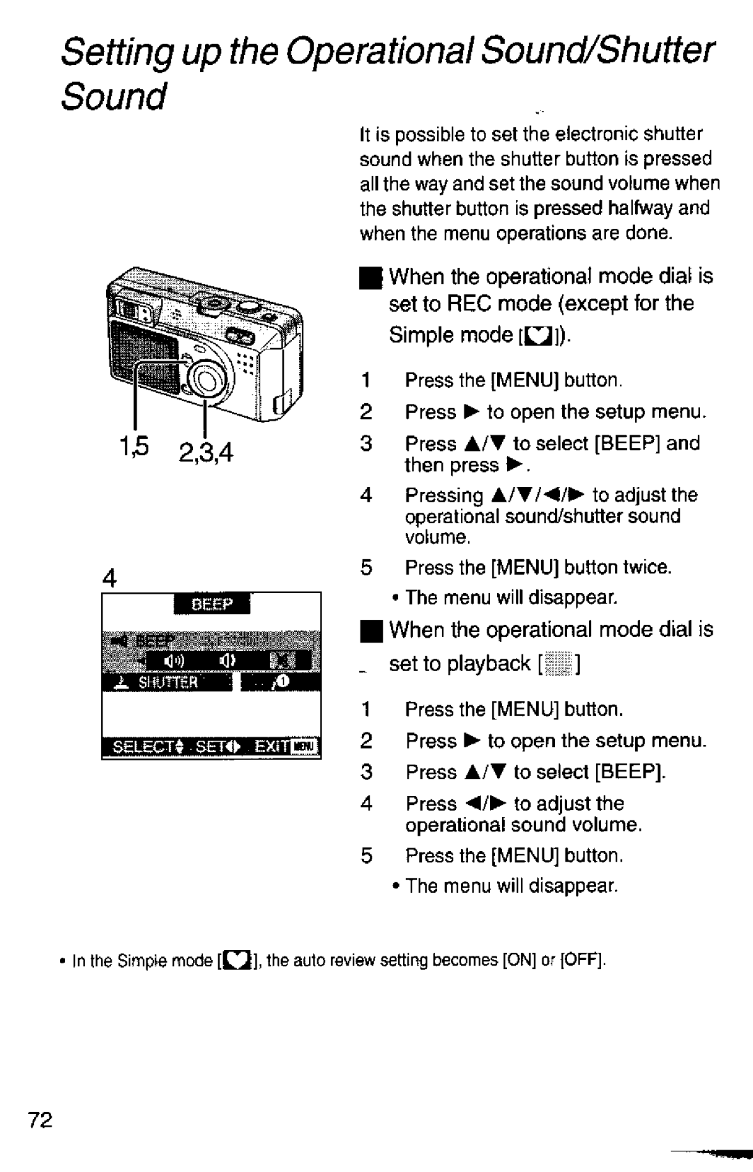 Panasonic DMC-F1A manual 