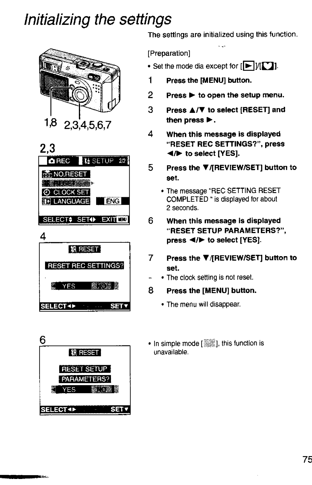 Panasonic DMC-F1A manual 