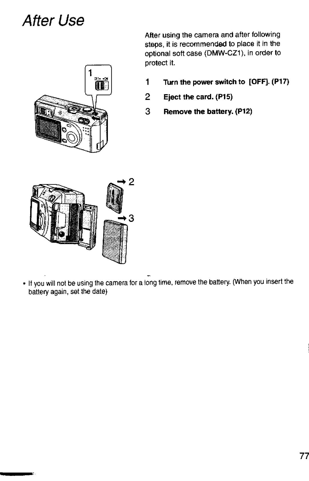 Panasonic DMC-F1A manual 