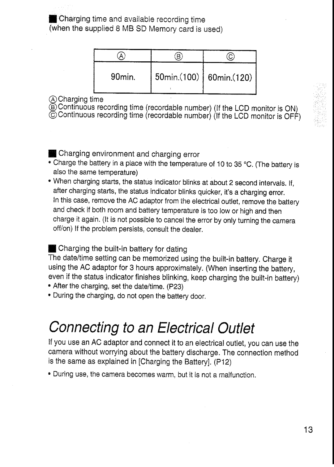 Panasonic DMC-F7A manual 