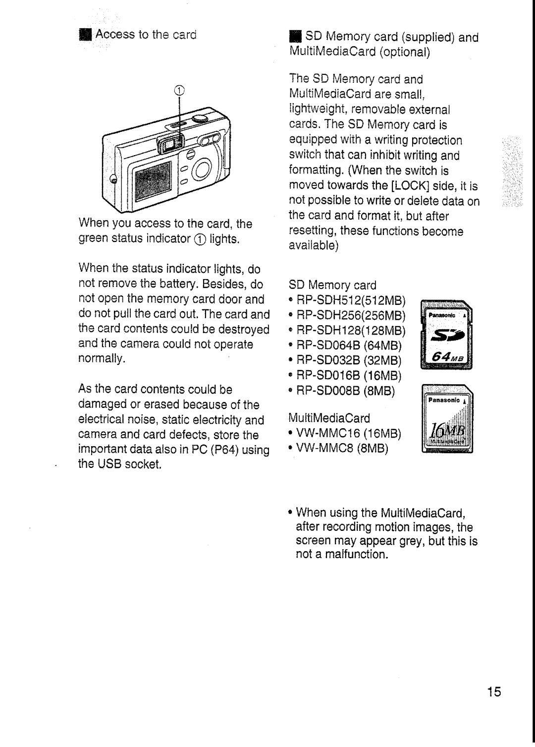 Panasonic DMC-F7A manual 