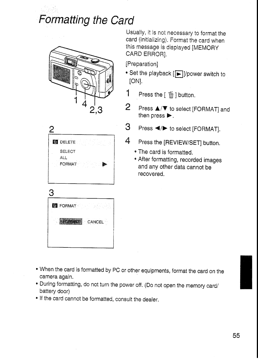 Panasonic DMC-F7A manual 