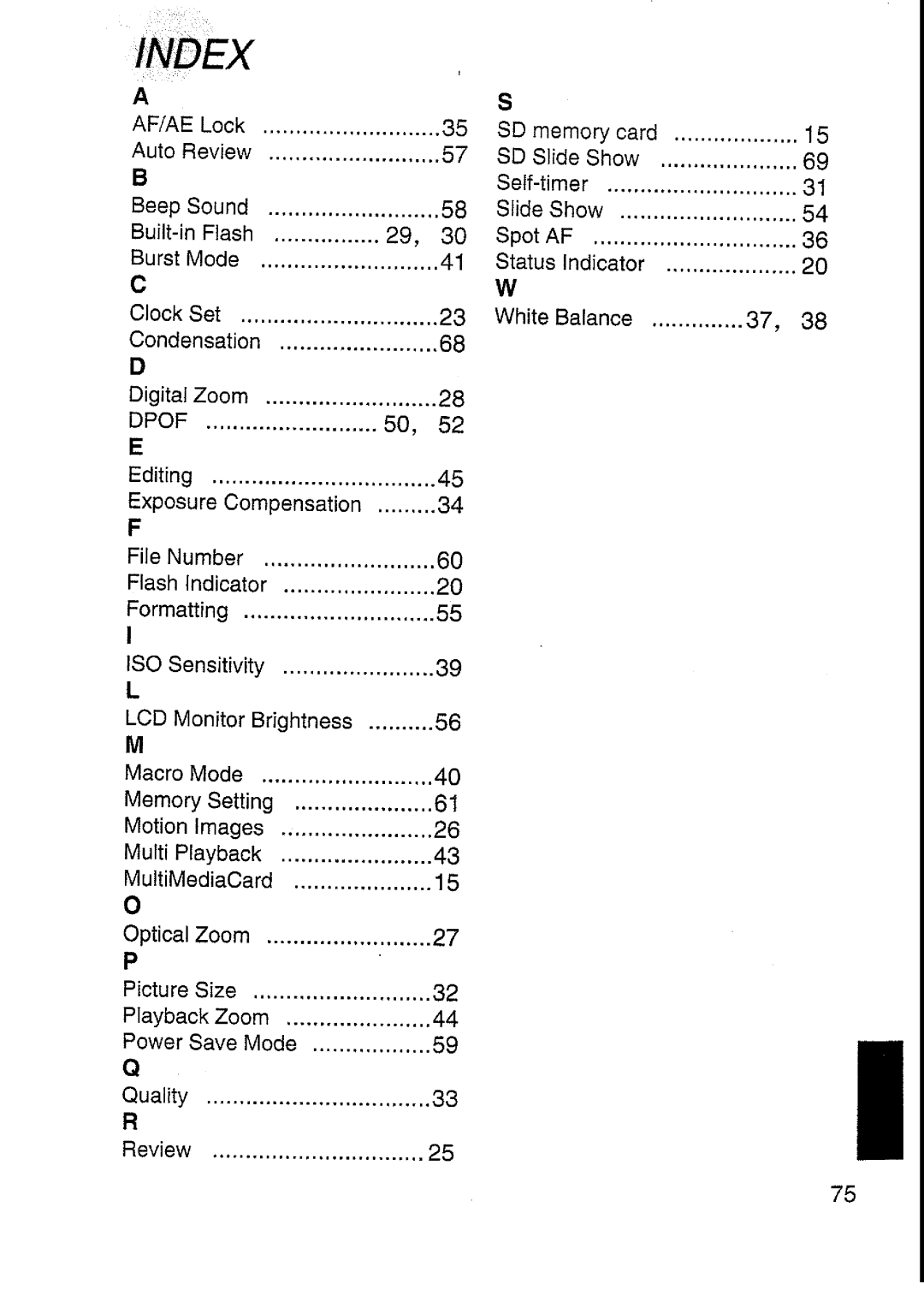 Panasonic DMC-F7A manual 