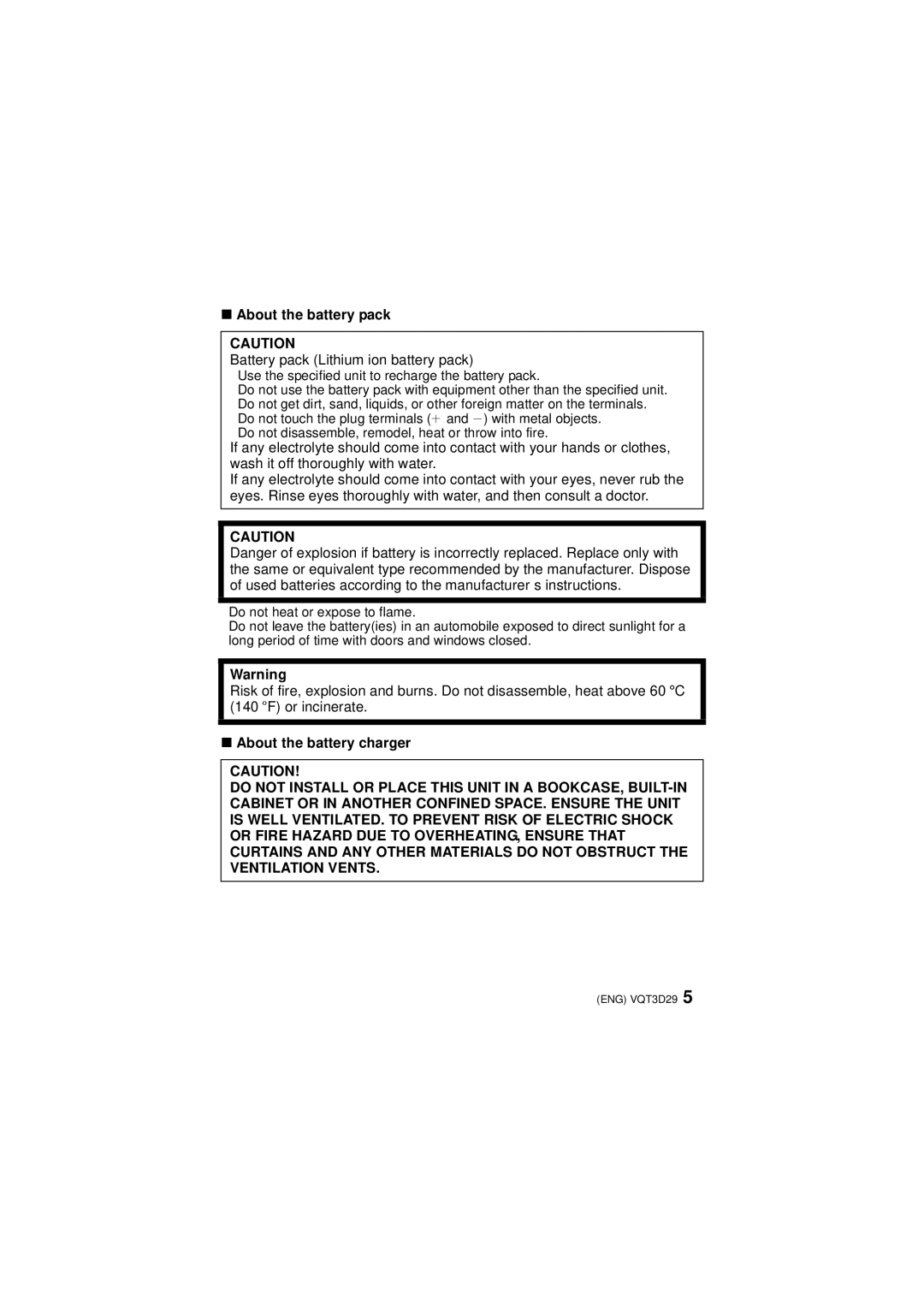 Panasonic DMC-FH25, DMC-FH5, DMC-FH24 owner manual About the battery pack, About the battery charger 