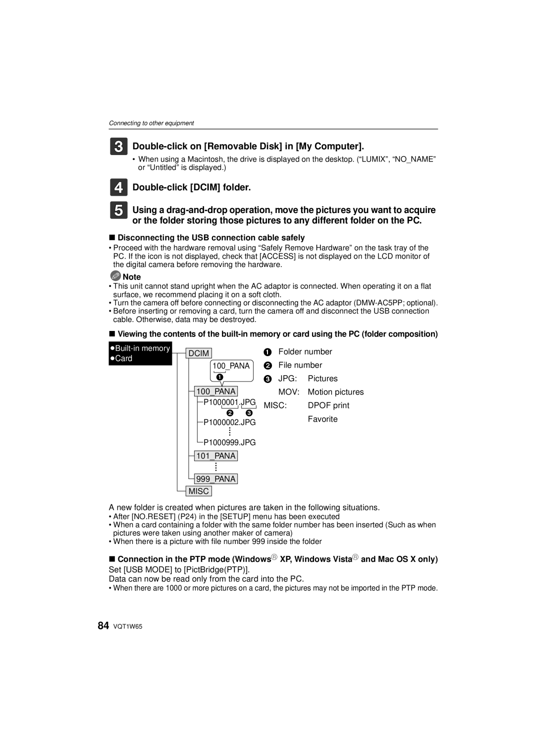 Panasonic DMC-FS25 operating instructions Double-click on Removable Disk in My Computer, Double-click Dcim folder 