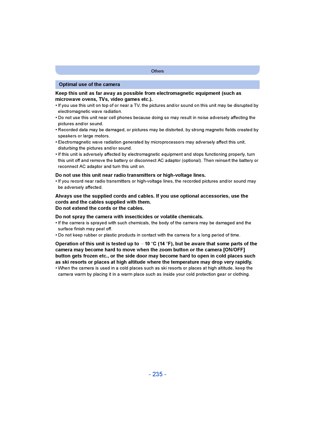 Panasonic DMC-FT5/DMC-TS5 operating instructions 235 