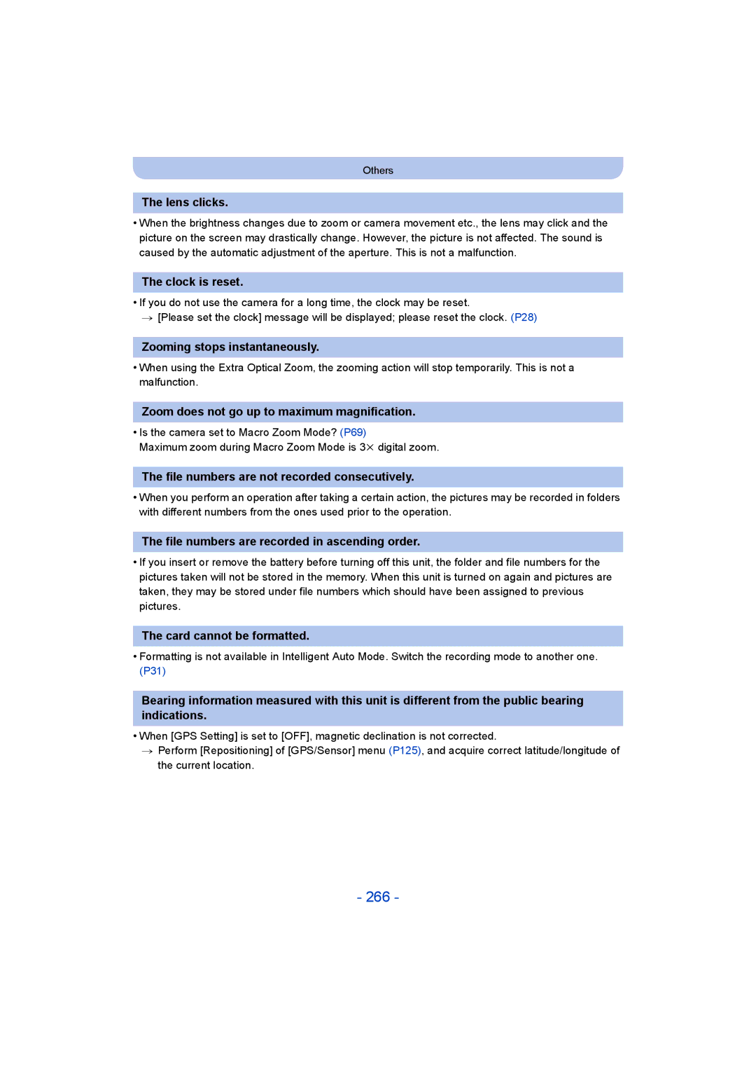 Panasonic DMC-FT5/DMC-TS5 operating instructions 266 