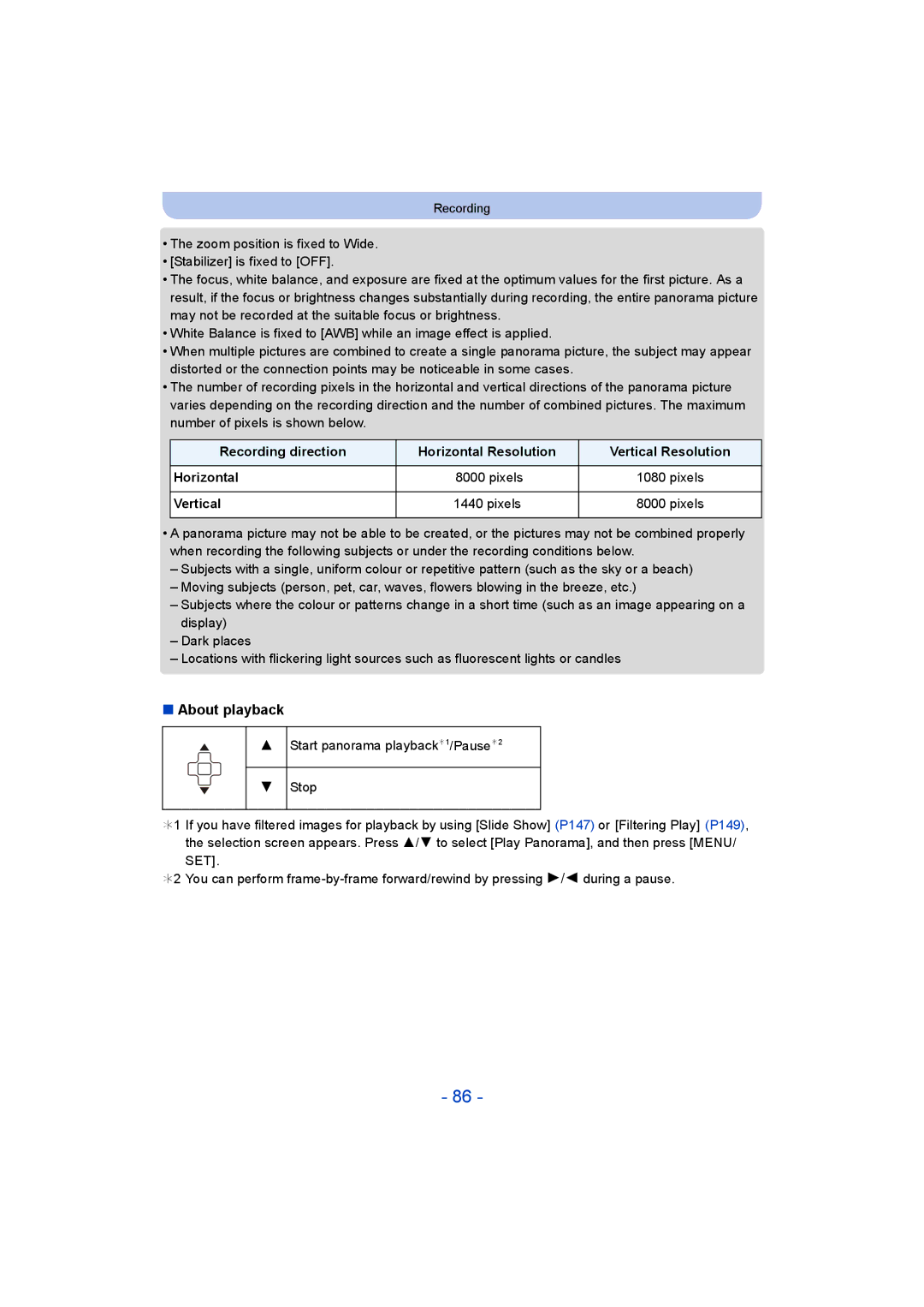 Panasonic DMC-FT5/DMC-TS5 operating instructions About playback, Vertical 