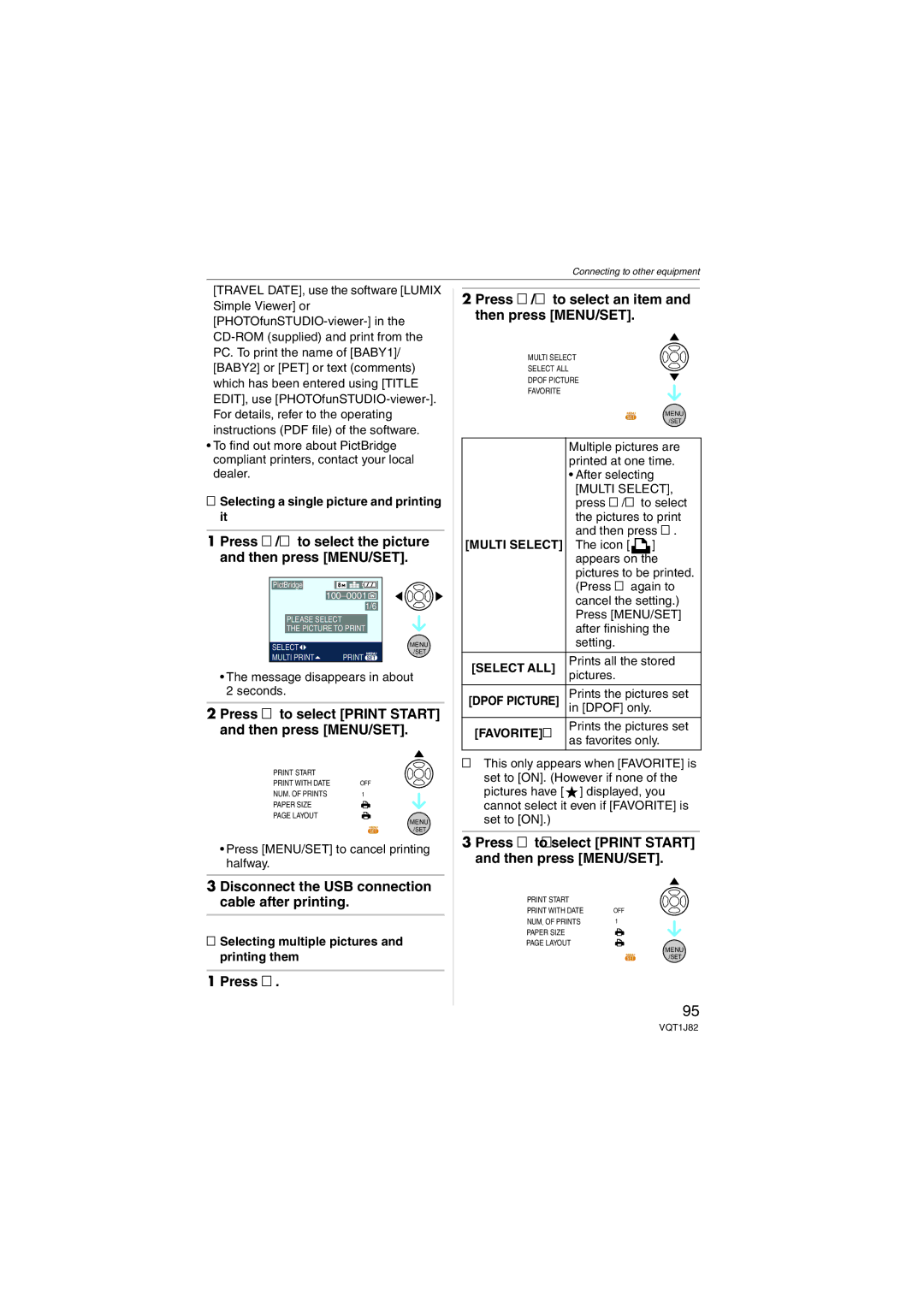 Panasonic DMC-FX33 operating instructions Press 2/1 to select the picture and then press MENU/SET, Favorite¢ 