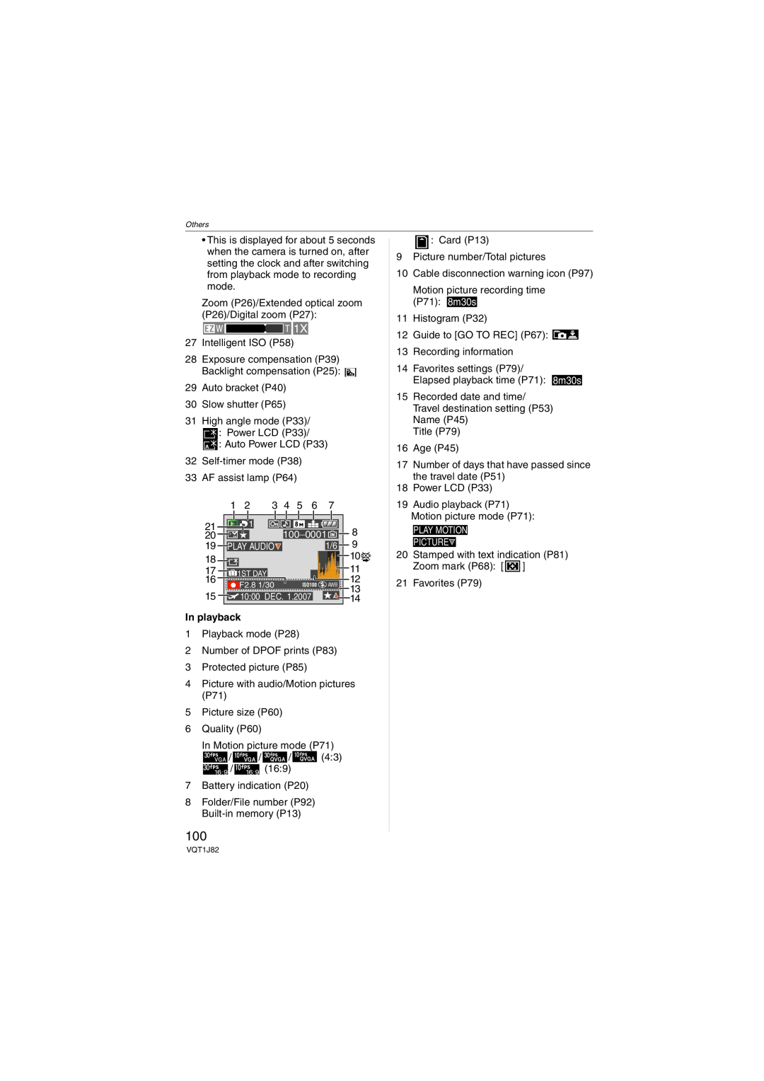 Panasonic DMC-FX33 operating instructions In playback 