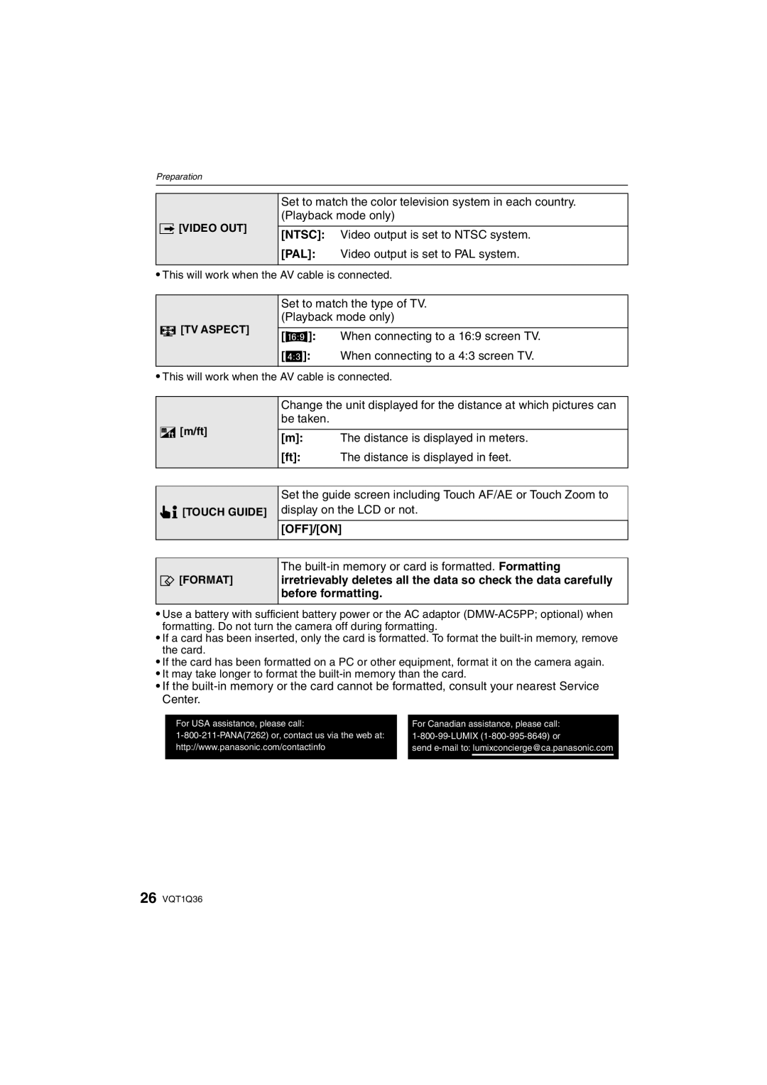 Panasonic DMC-FX500 operating instructions This will work when the AV cable is connected 