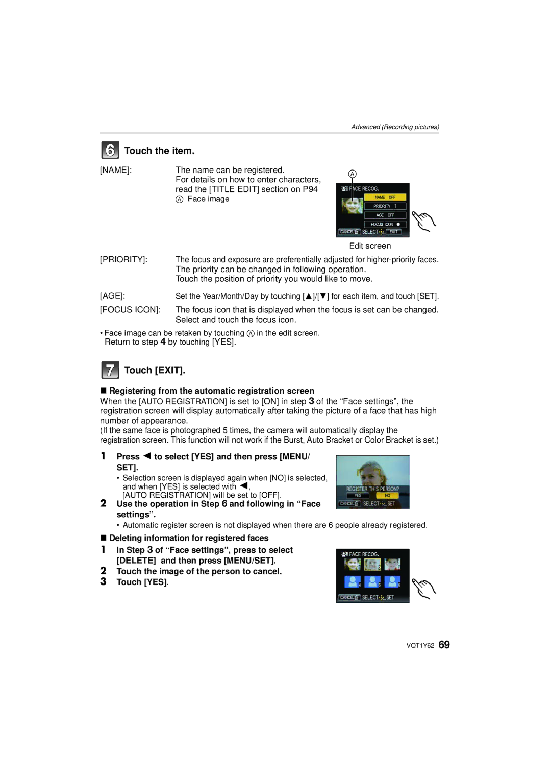 Panasonic DMCFX580S, DMC-FX580 operating instructions Set 