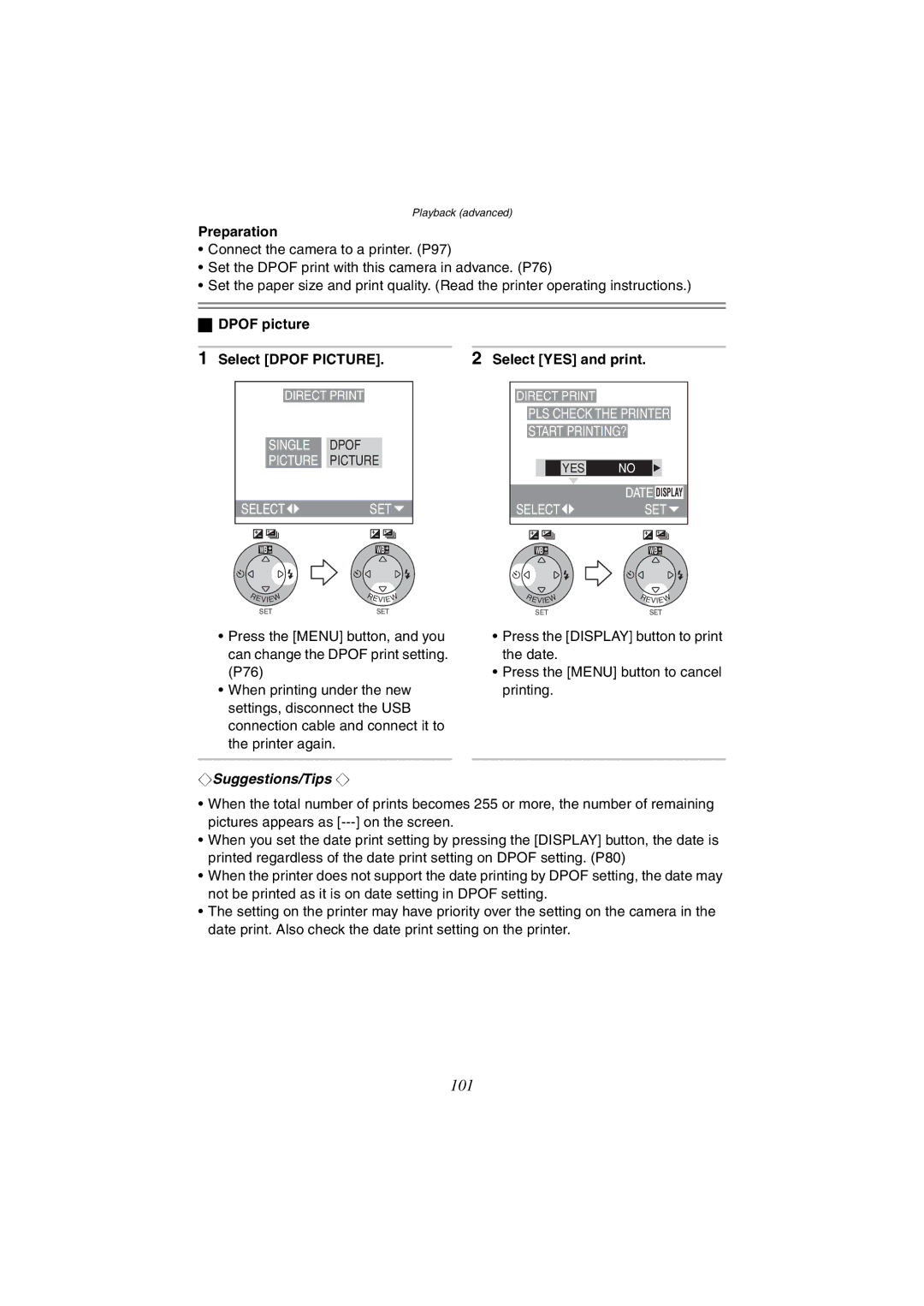 Panasonic DMC-FX1GN, DMC-FX5GN operating instructions 101 