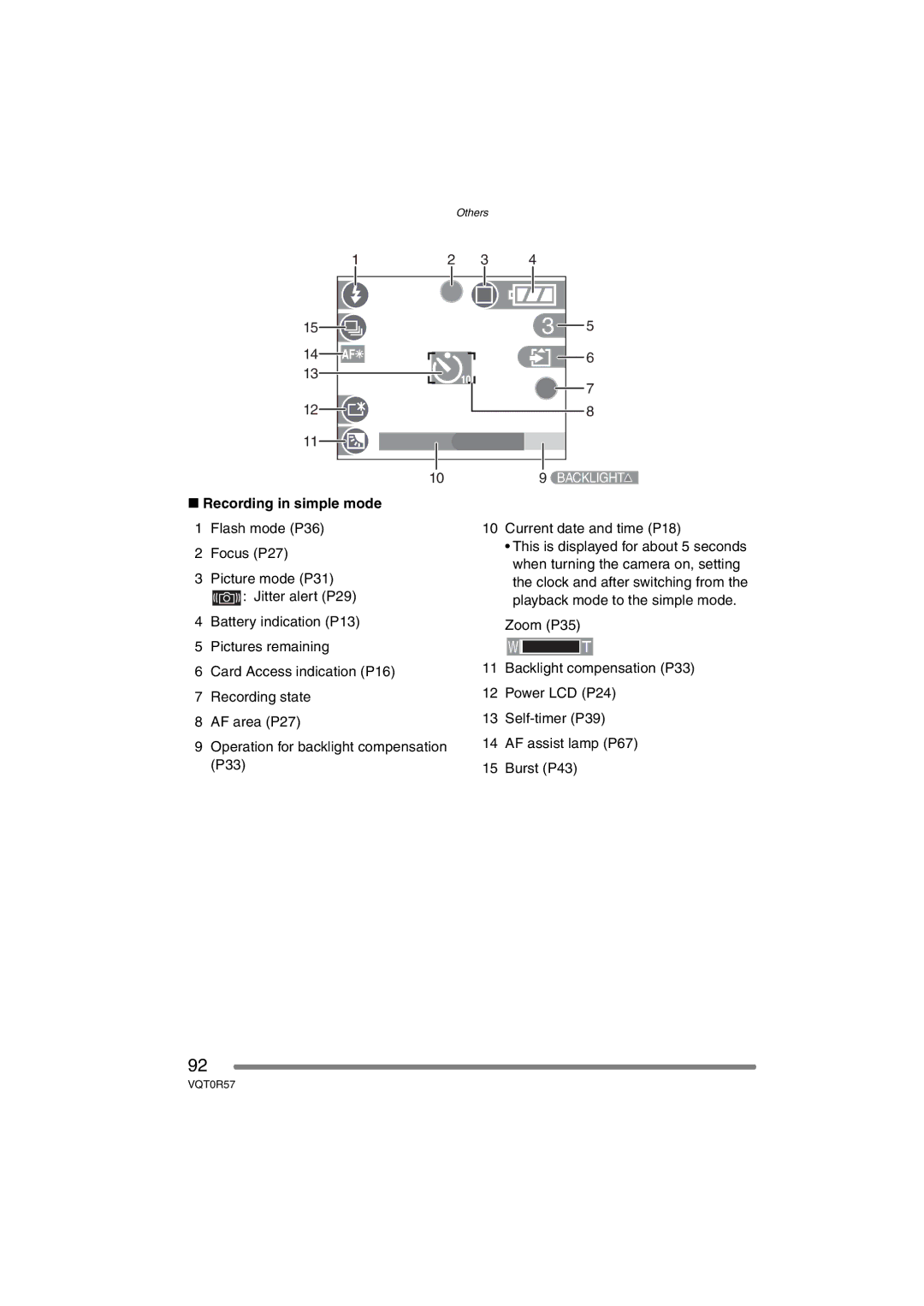 Panasonic DMC-FX8GN operating instructions Recording in simple mode 