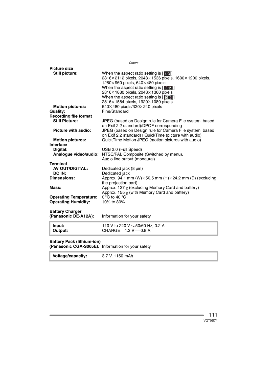 Panasonic DMC-FX9GN operating instructions Av Out/Digital 