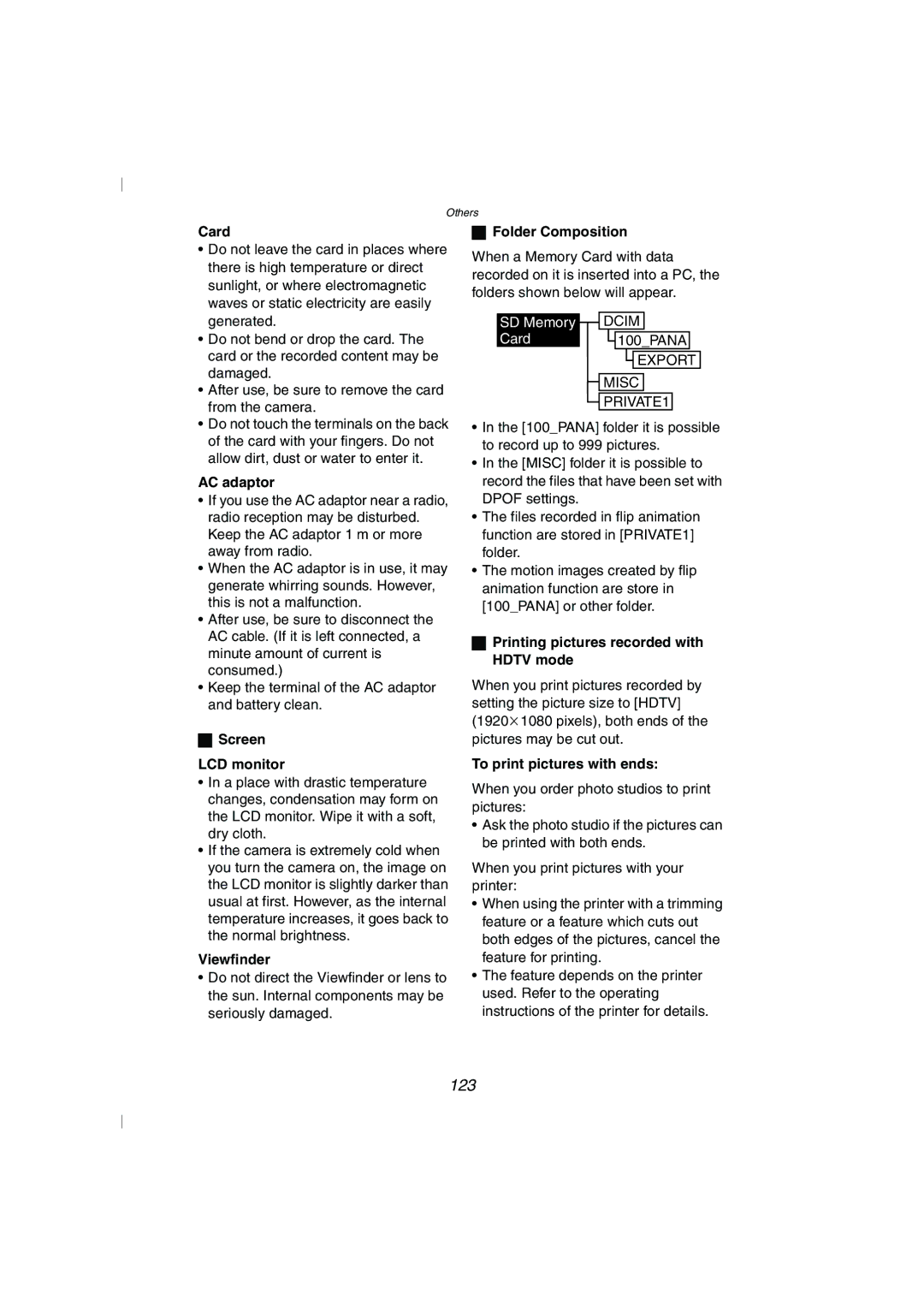 Panasonic DMC-FZ10GN operating instructions 123 