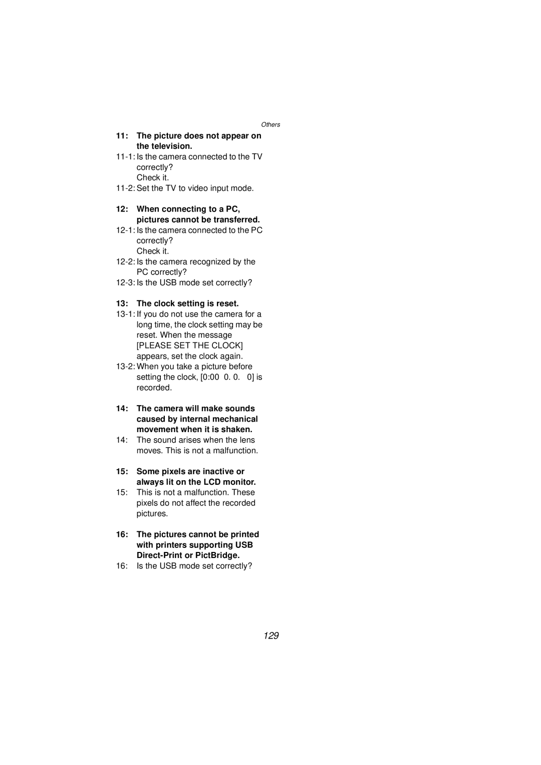 Panasonic DMC-FZ10PP operating instructions 129 