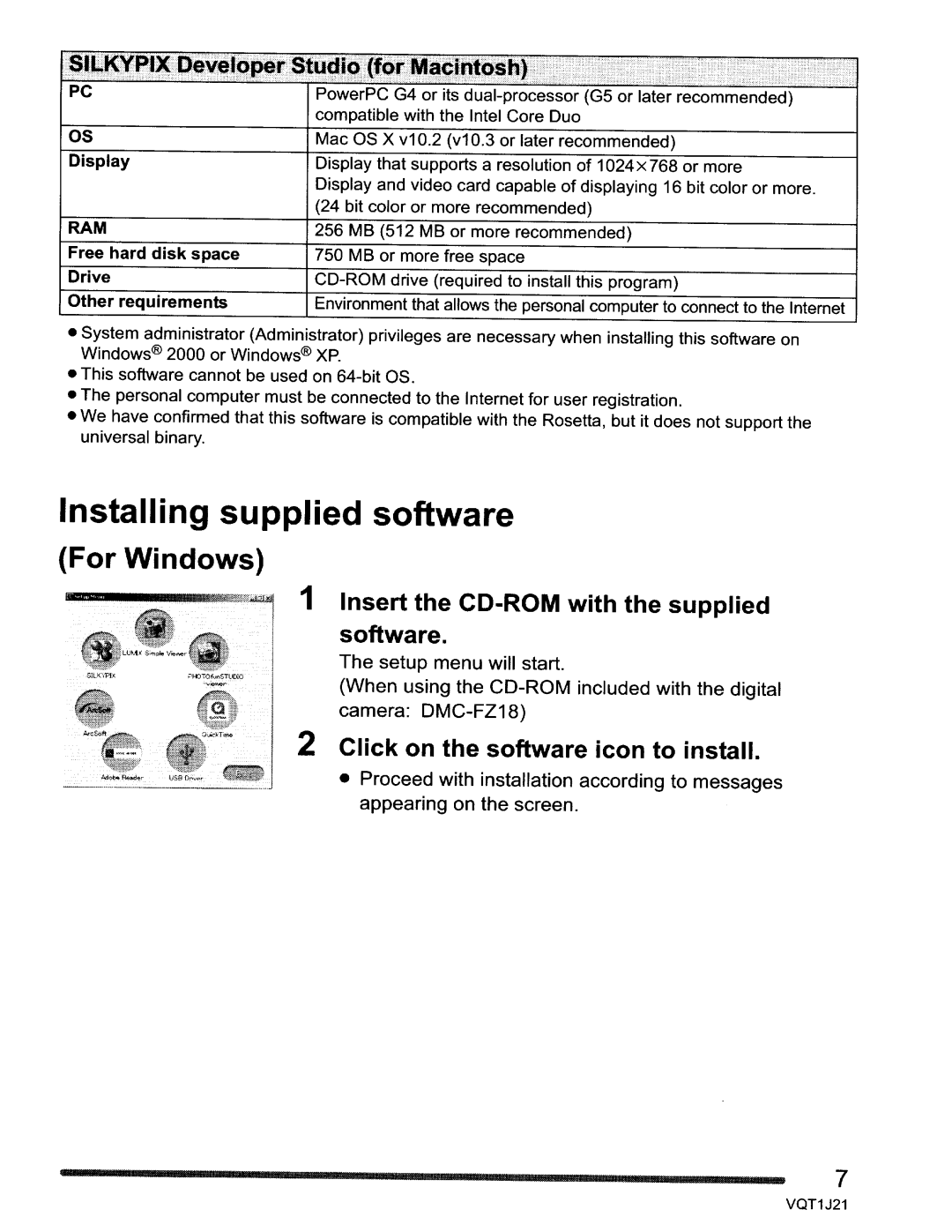 Panasonic DMC-FZ18 operating instructions 