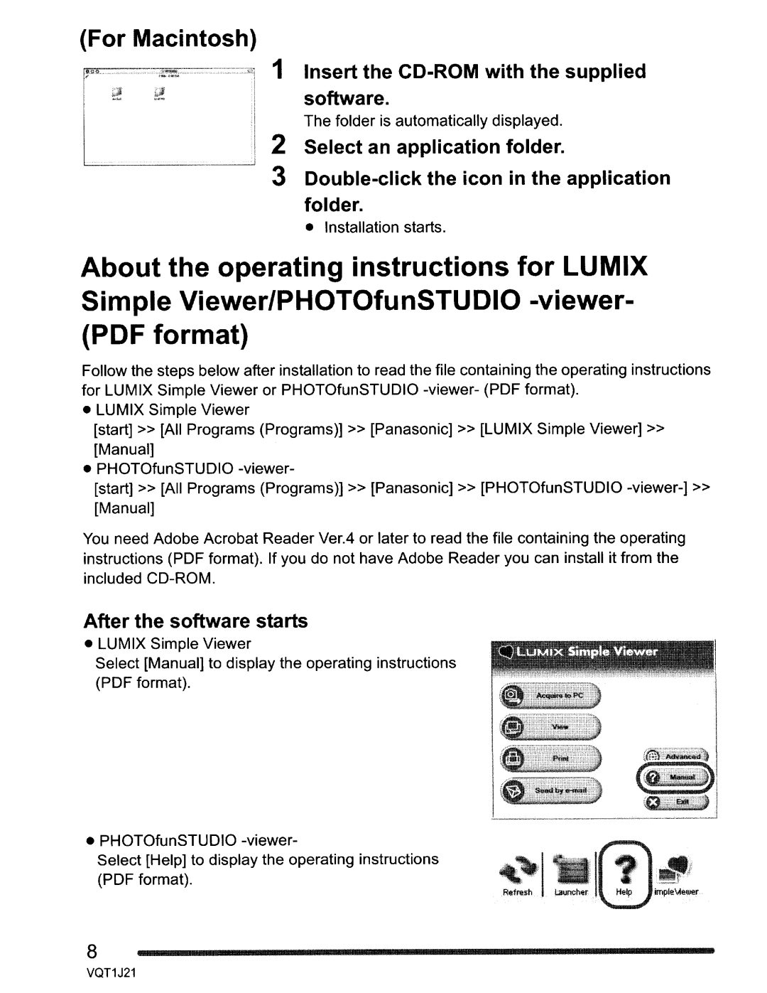 Panasonic DMC-FZ18 operating instructions 