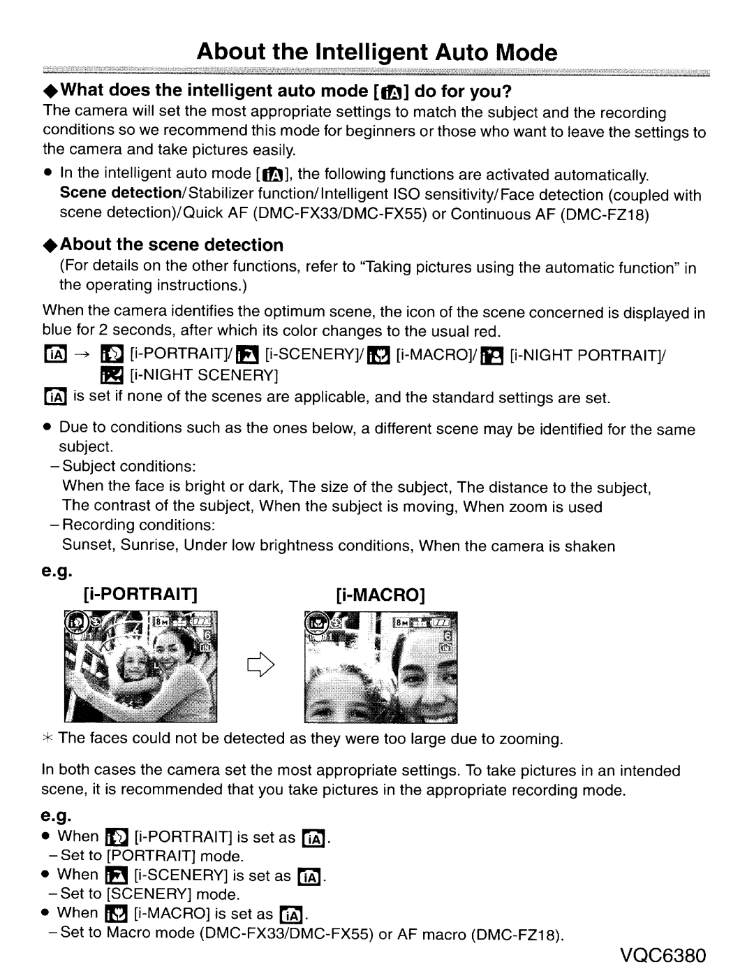 Panasonic DMC-FZ18 operating instructions 