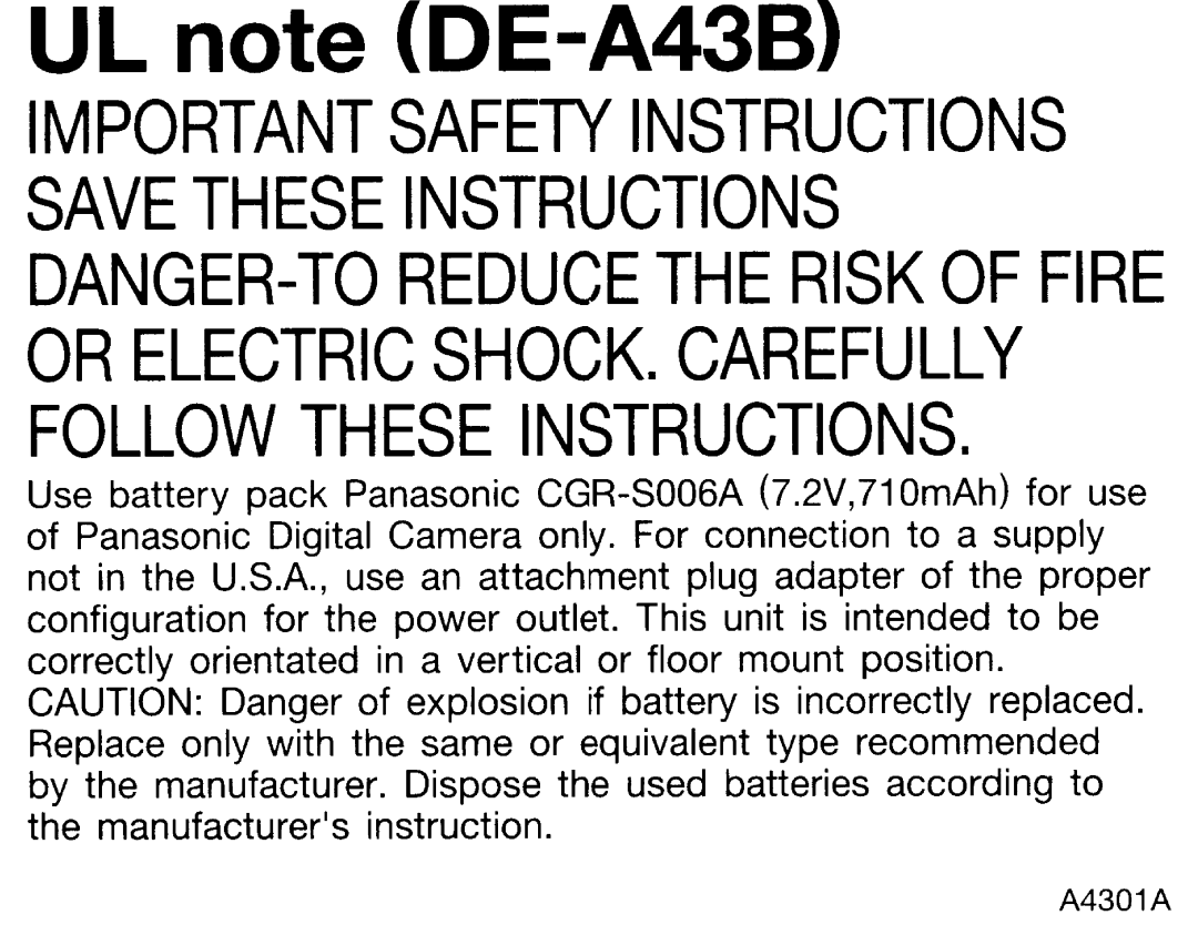 Panasonic DMC-FZ18 operating instructions 