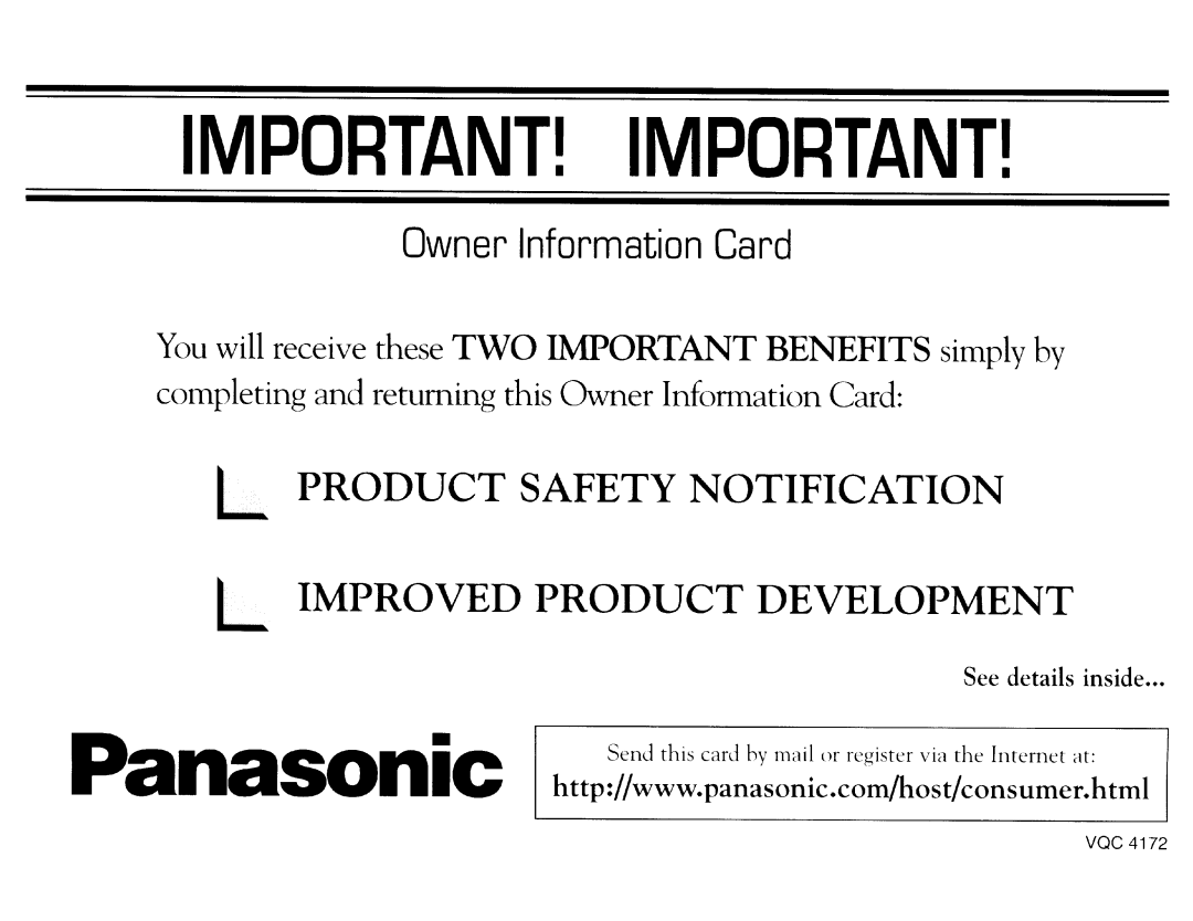 Panasonic DMC-FZ18 operating instructions 