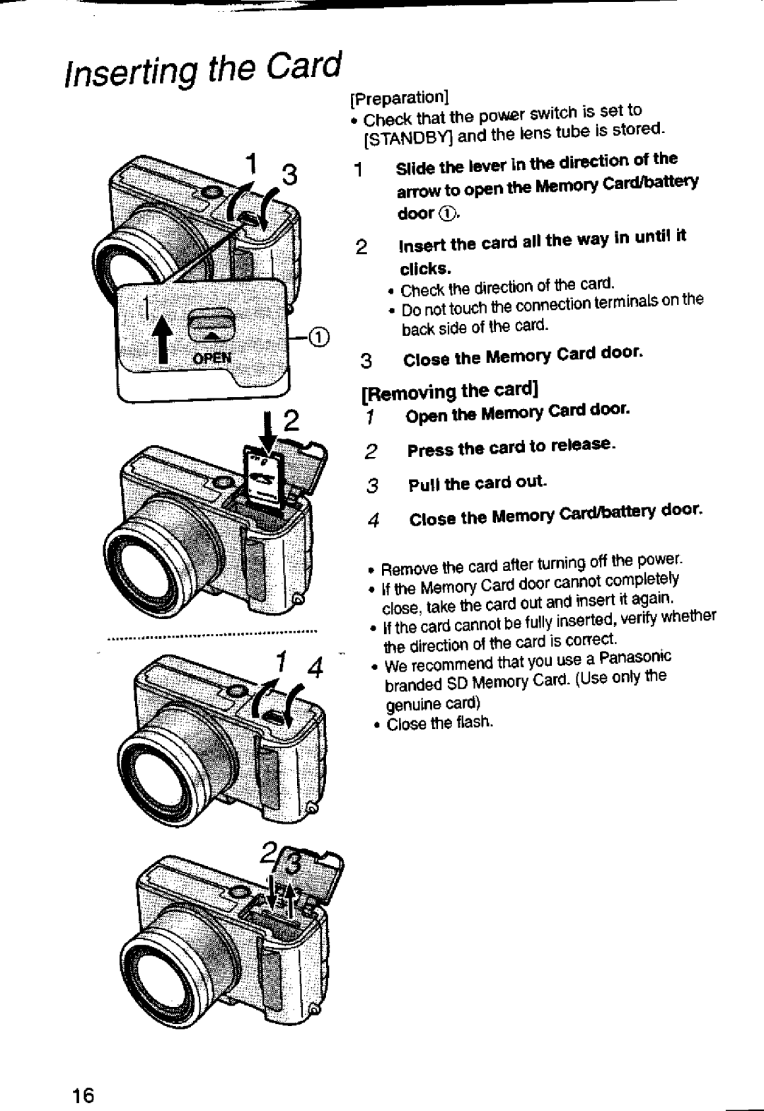 Panasonic DMC-FZ1A manual 